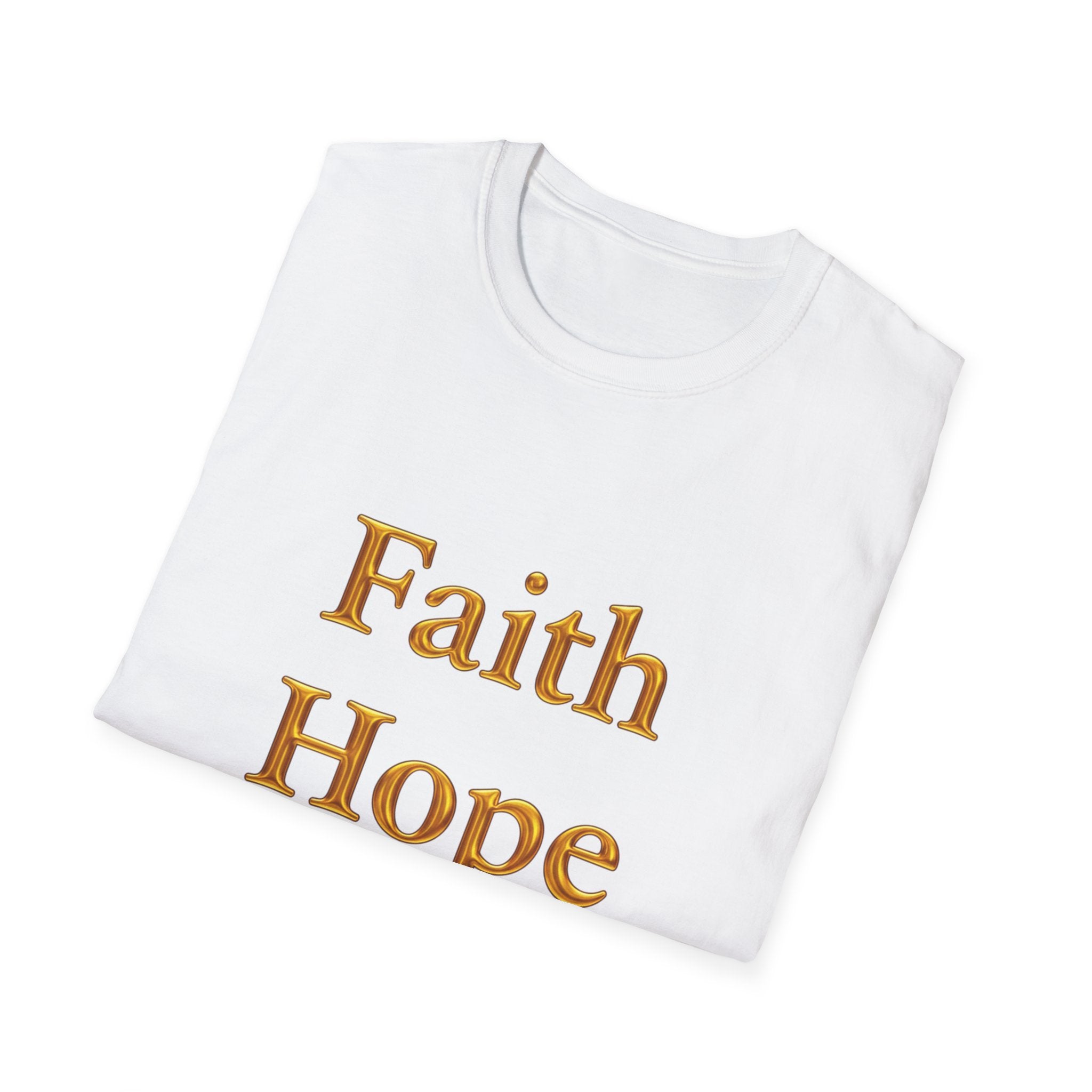 Faith Hope Love T-Shirt — Inspirational Christian Tee