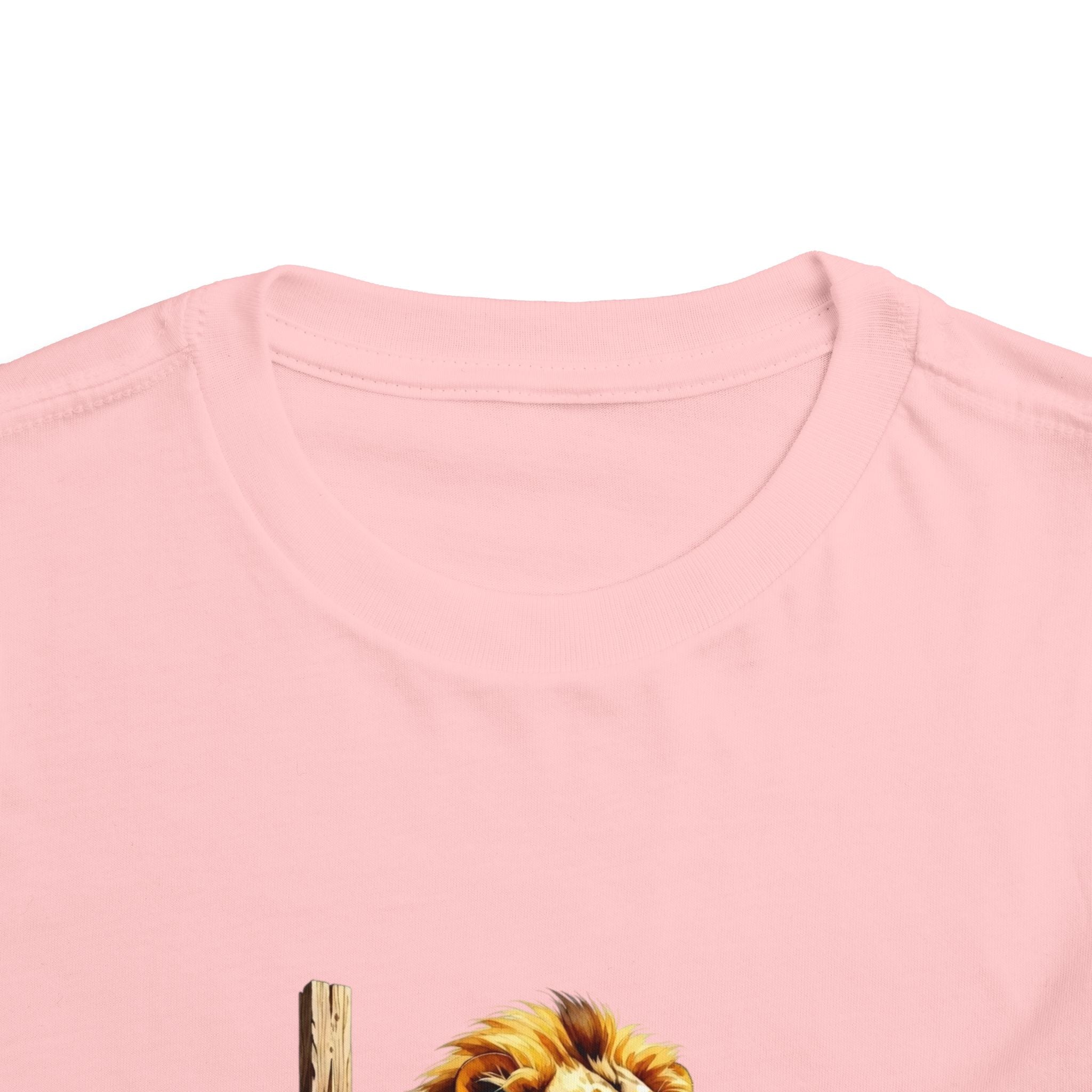 Child of Faith Toddler Tee — Lion & Cross Christian Kids Shirt