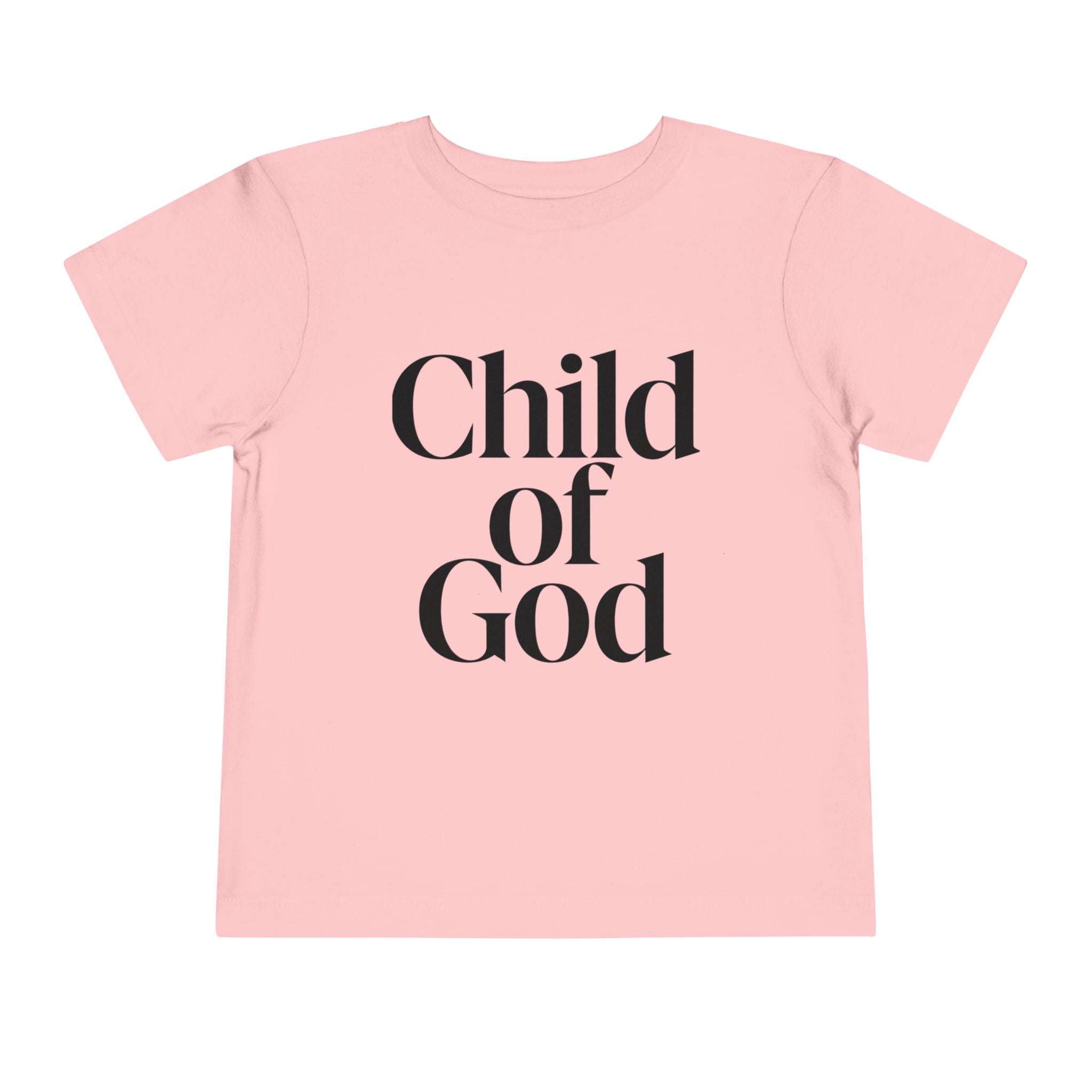 Toddler Tee – "Child of God" Faith Graphic