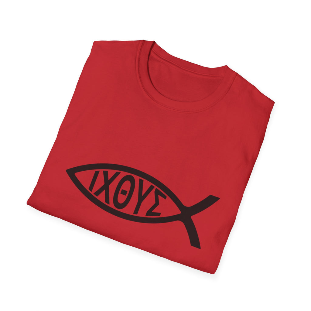 Christian Ichthys Fish T‑Shirt — IXΘΥΣ Symbol Faith Tee