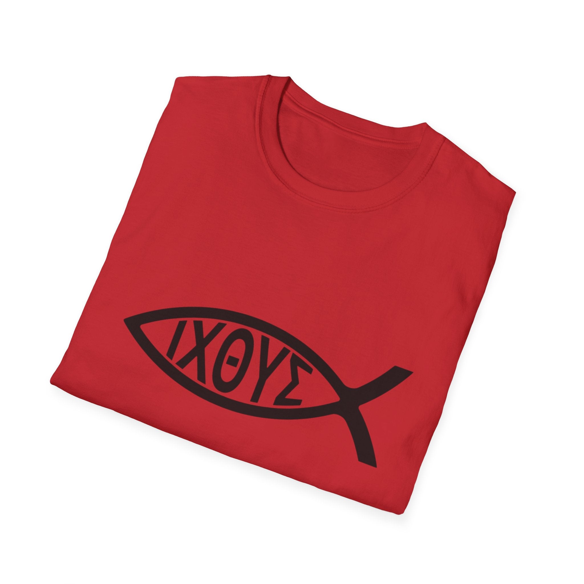 Christian Ichthys Fish T‑Shirt — IXΘΥΣ Symbol Faith Tee