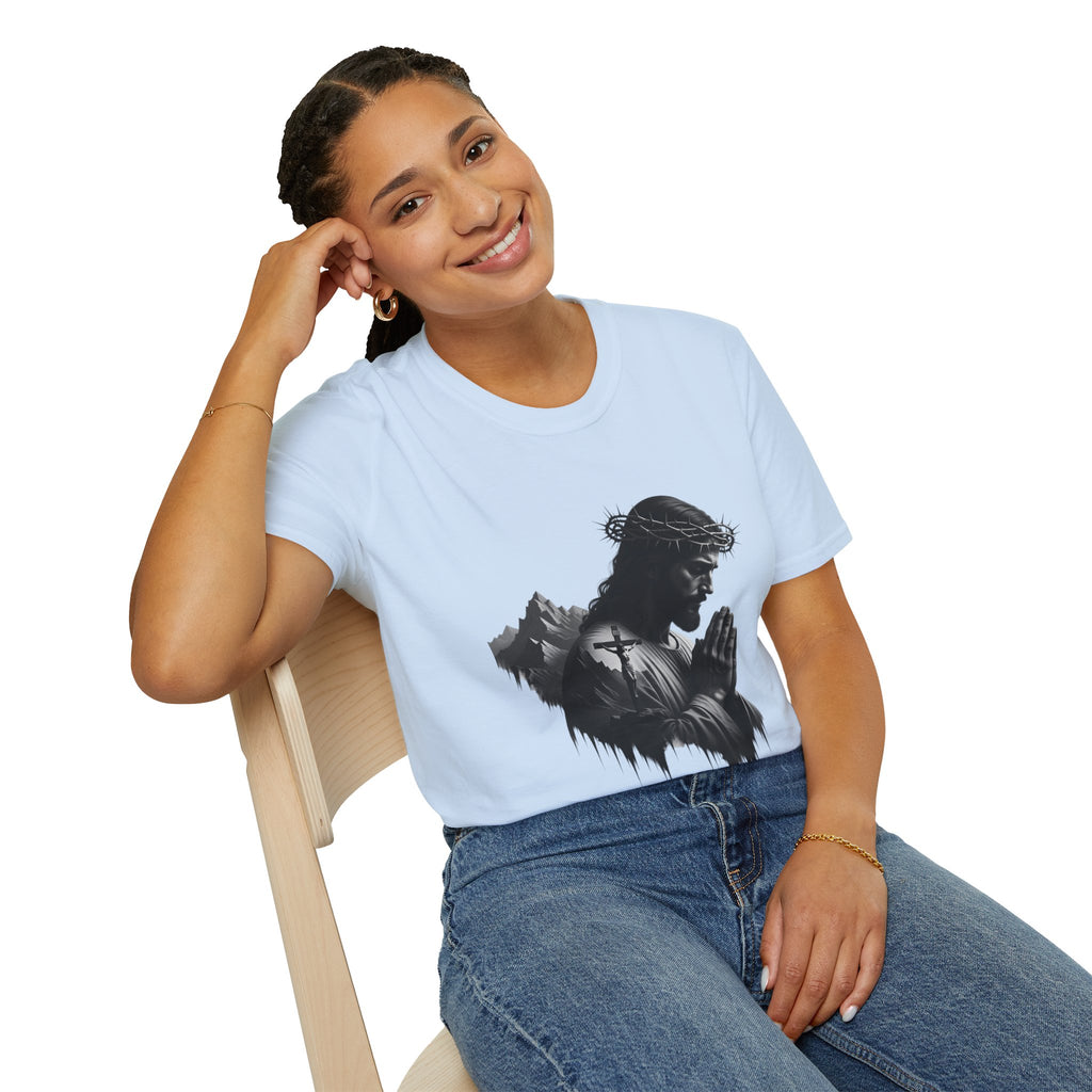 Praying Jesus Graphic T-Shirt