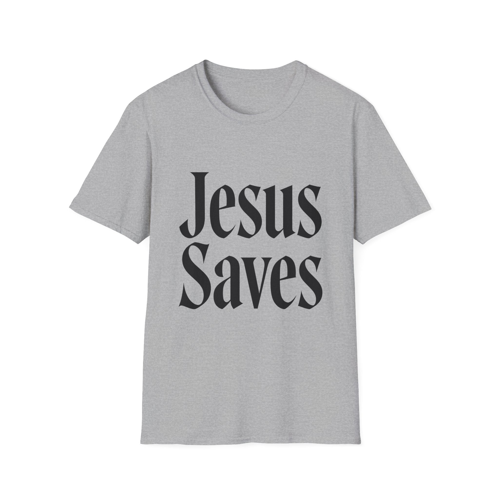 Jesus Saves T-Shirt — Bold Gospel Faith Tee