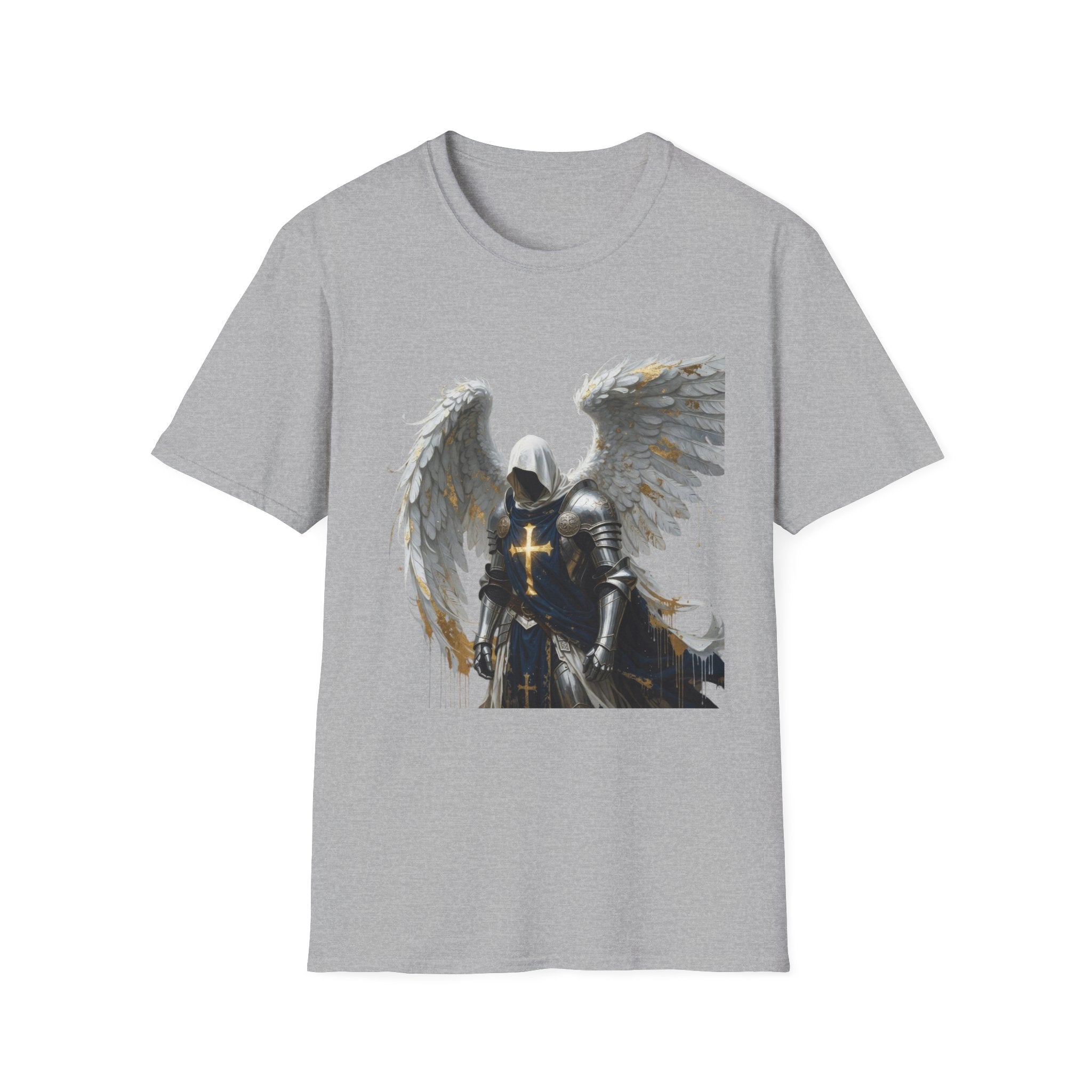 Angel Knight T-Shirt — Gothic Winged Crusader Graphic Tee