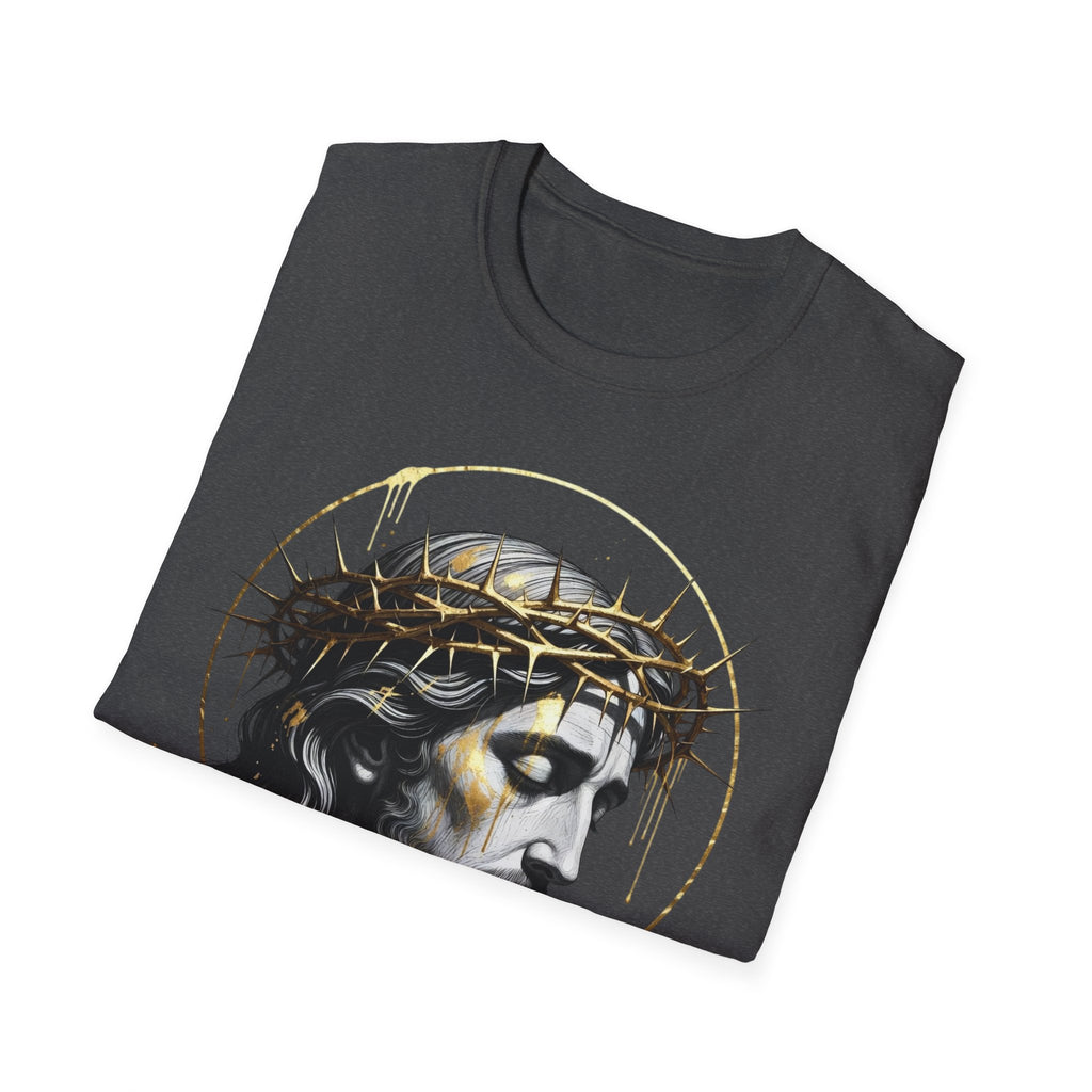 Jesus Portrait T-Shirt — Crown of Thorns Christian Tee