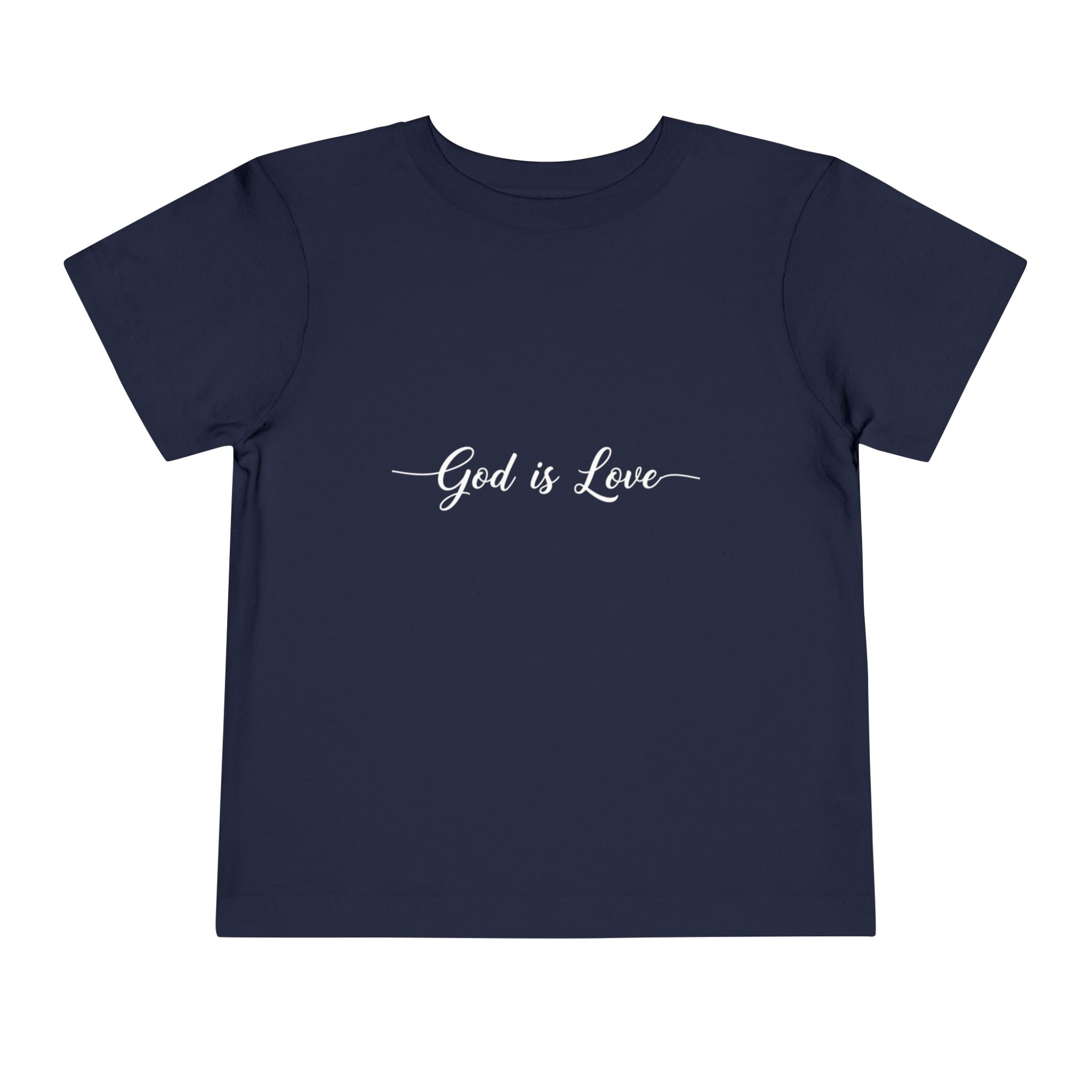 God is Love Toddler Tee — Faith-Based Kids' Short Sleeve Shirt