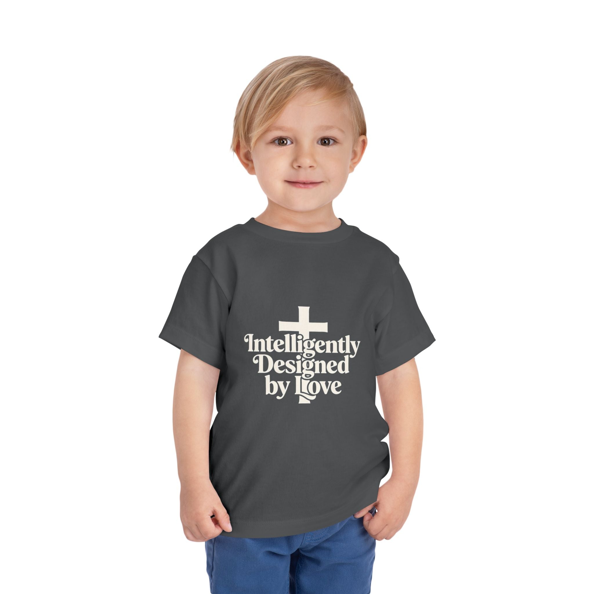 Toddler Tee — "Intelligently Designed by Love" Toddler Shirt