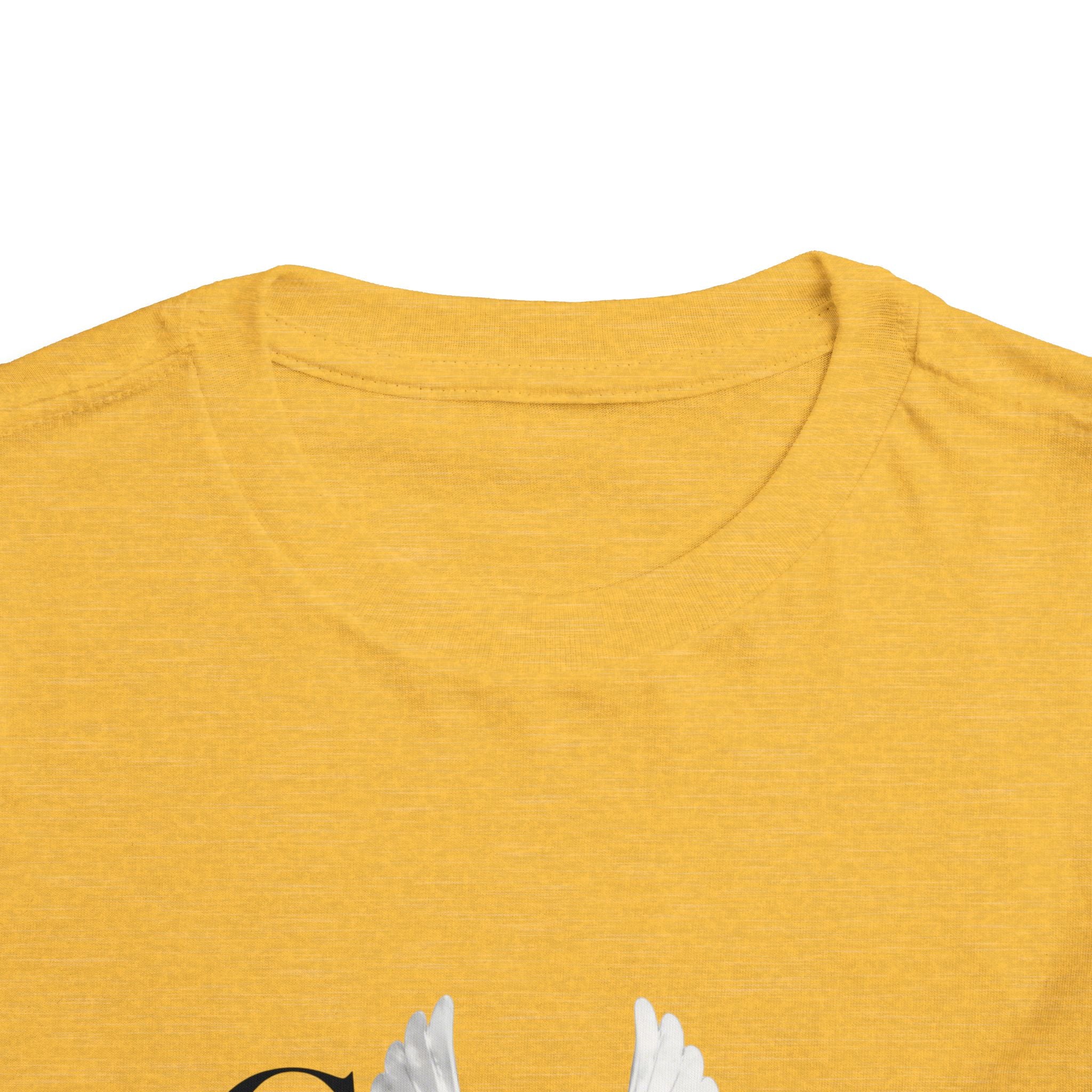 Toddler Tee — "Grace Wins" Dove Graphic Christian Short Sleeve Shirt
