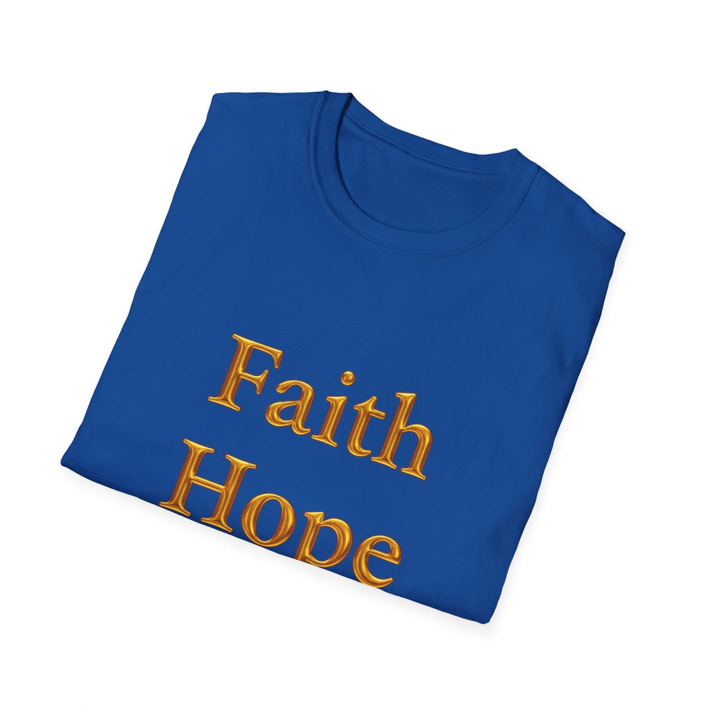 Faith Hope Love T-Shirt — Inspirational Christian Tee