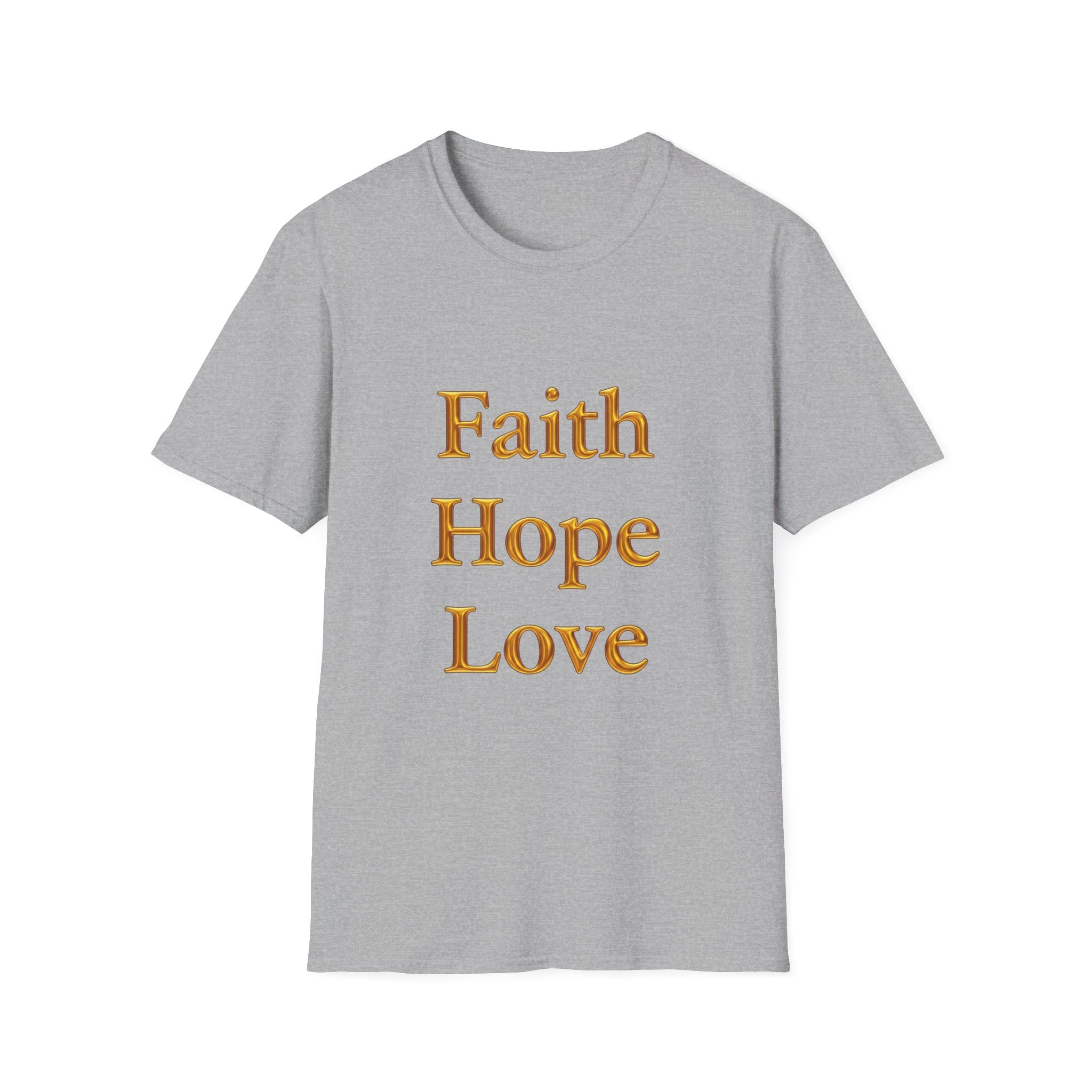 Faith Hope Love T-Shirt — Inspirational Christian Tee