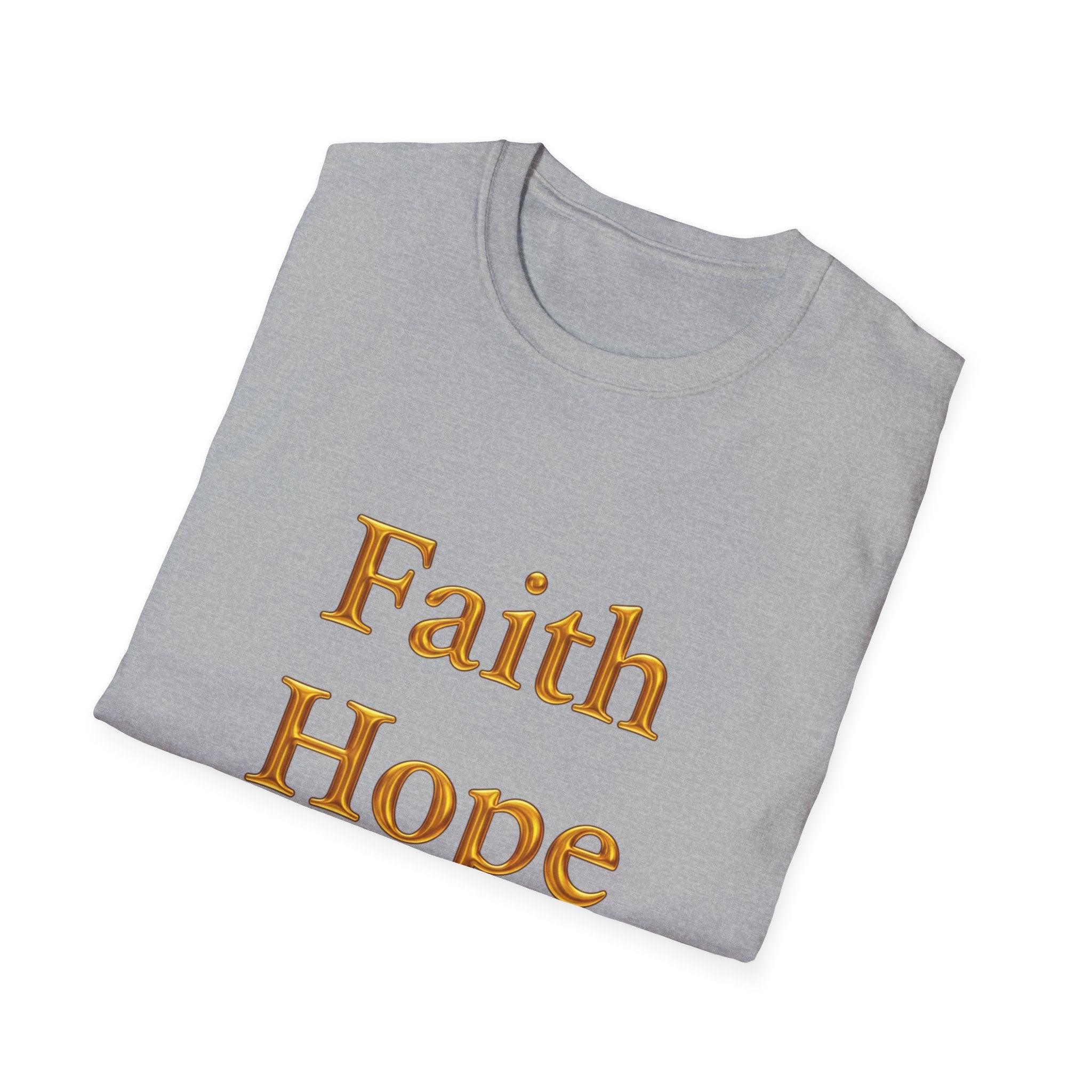Faith Hope Love T-Shirt — Inspirational Christian Tee