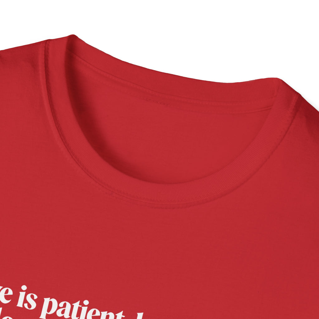 Love Is Patient Tee — 1 Corinthians 13 Inspirational Christian T-Shirt