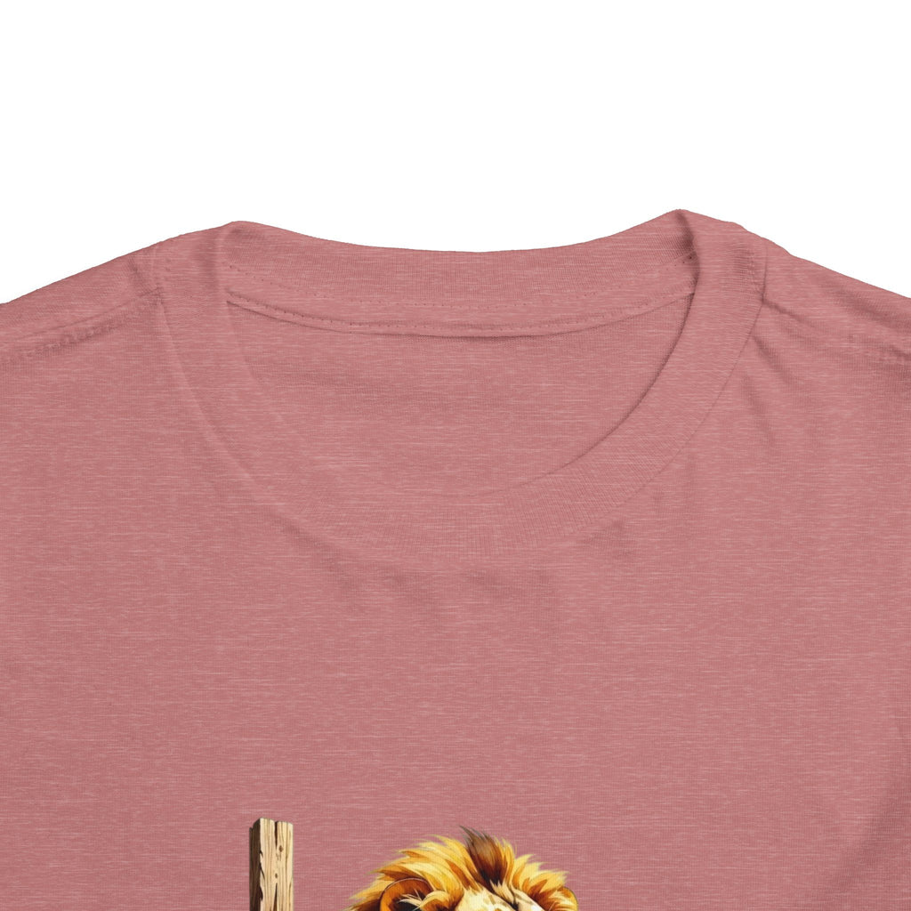 Child of Faith Toddler Tee — Lion & Cross Christian Kids Shirt
