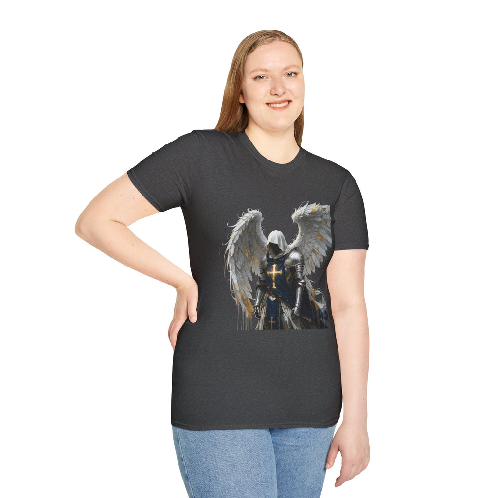 Angel Knight T-Shirt — Gothic Winged Crusader Graphic Tee