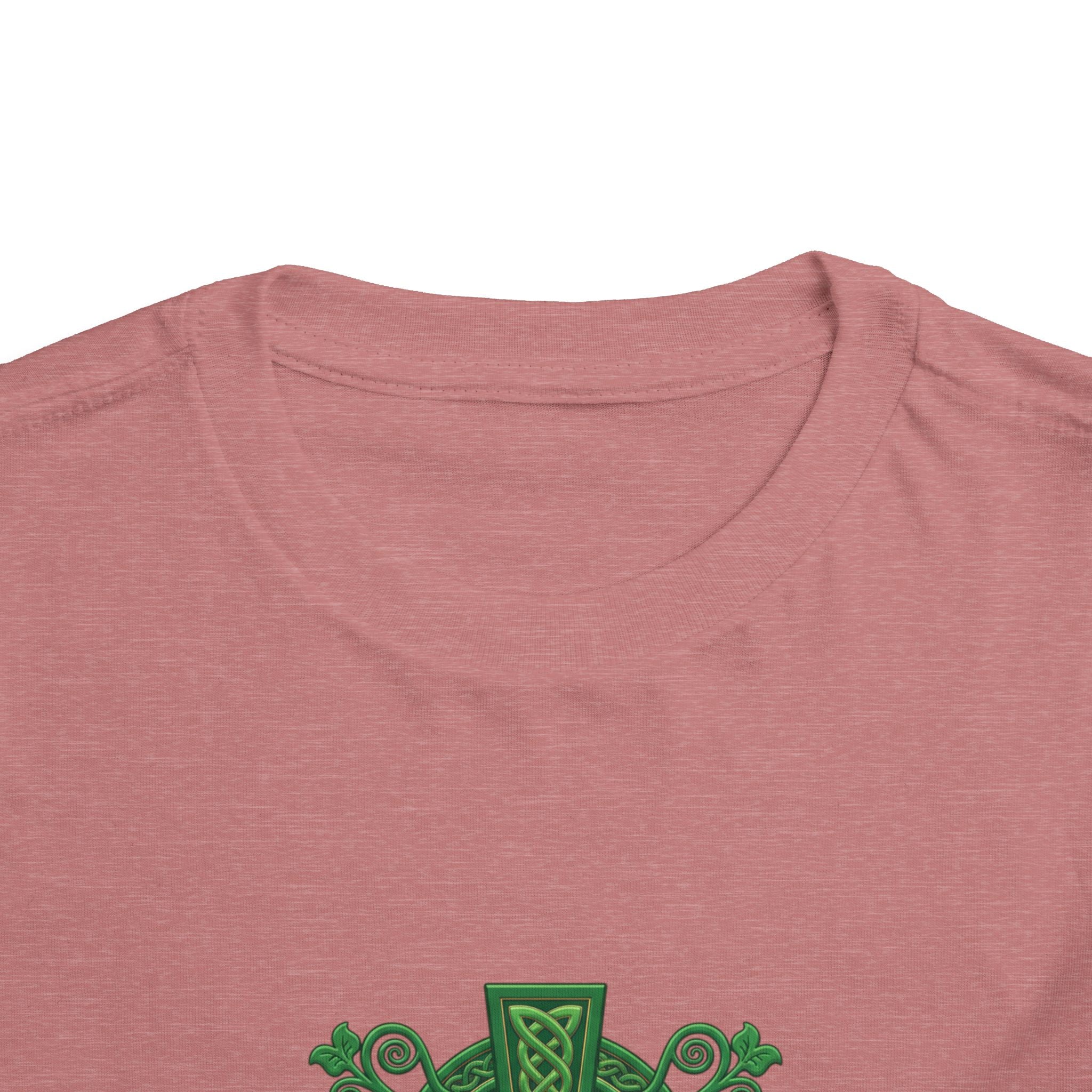 Toddler Tee — Green Celtic Cross Graphic (St. Patrick’s Day)