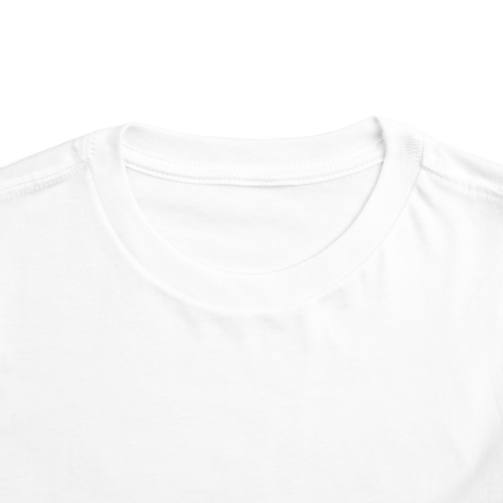 Toddler Tee — "Created" Cross Logo Christian Baby Shirt