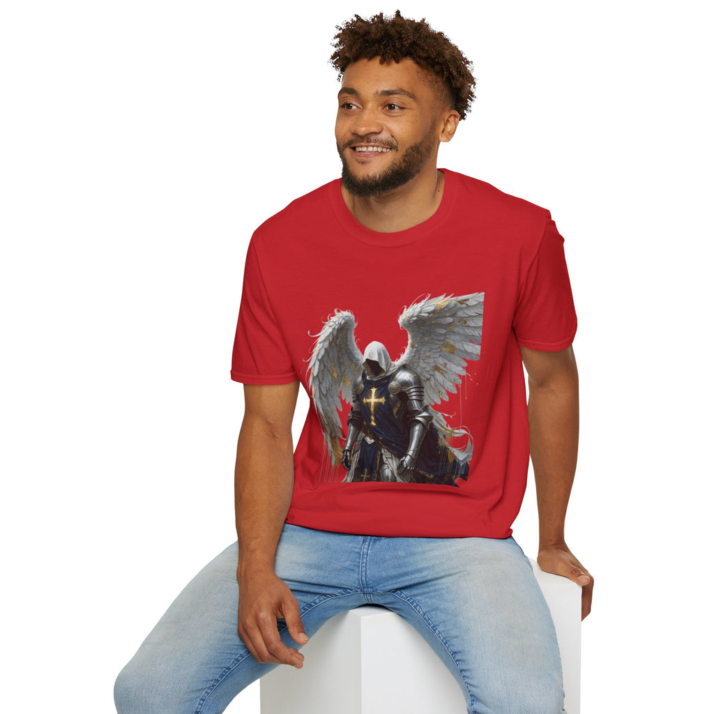 Angel Knight T-Shirt — Gothic Winged Crusader Graphic Tee