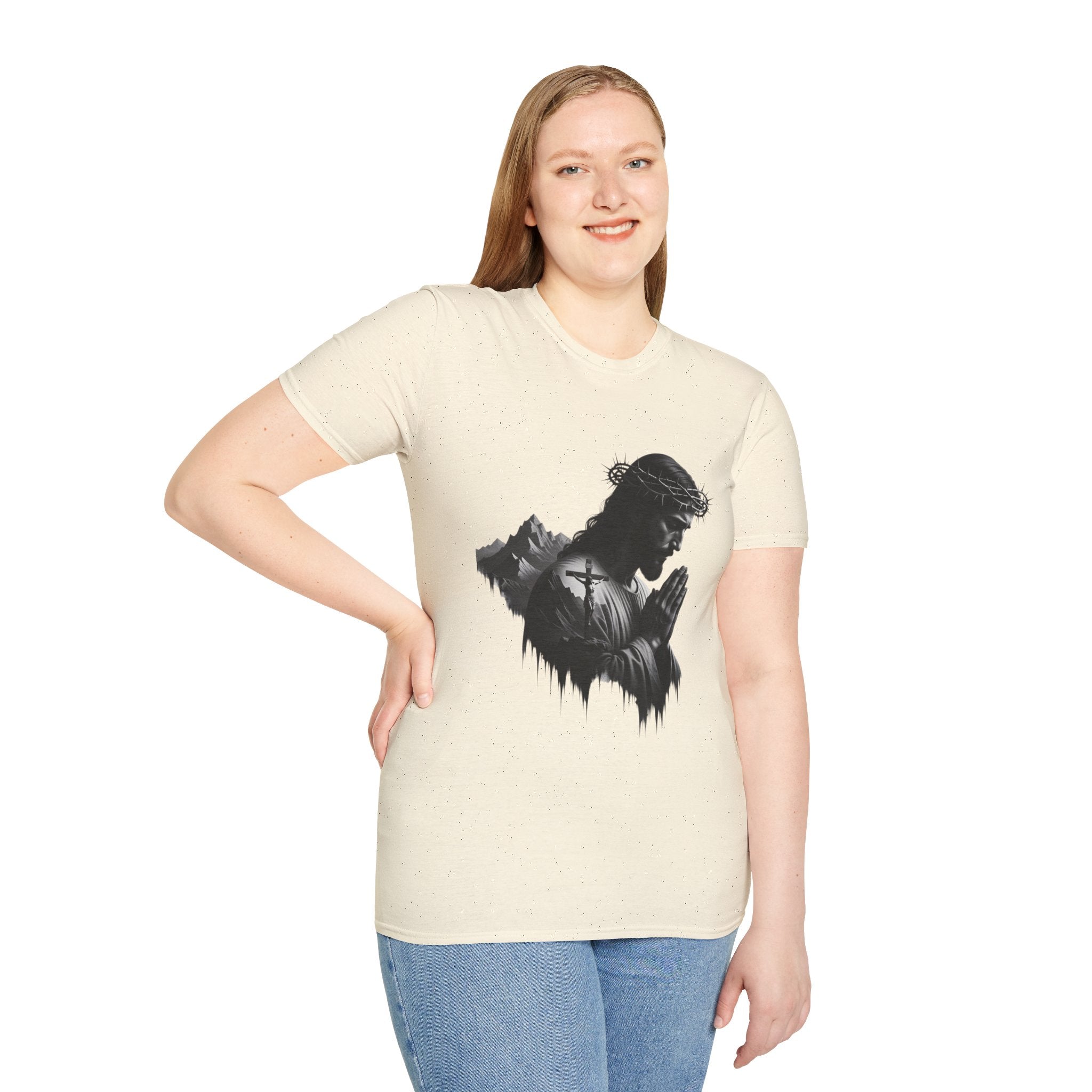 Praying Jesus Graphic T-Shirt