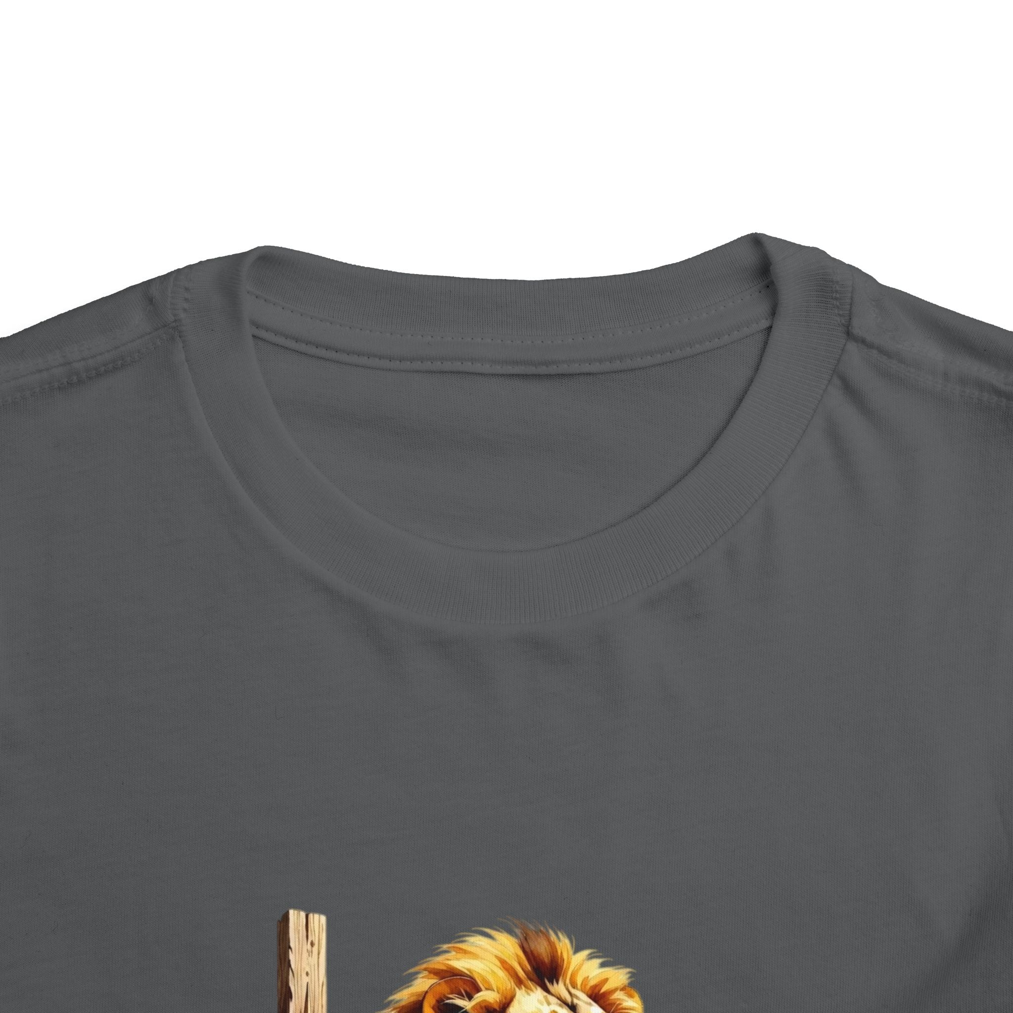 Child of Faith Toddler Tee — Lion & Cross Christian Kids Shirt
