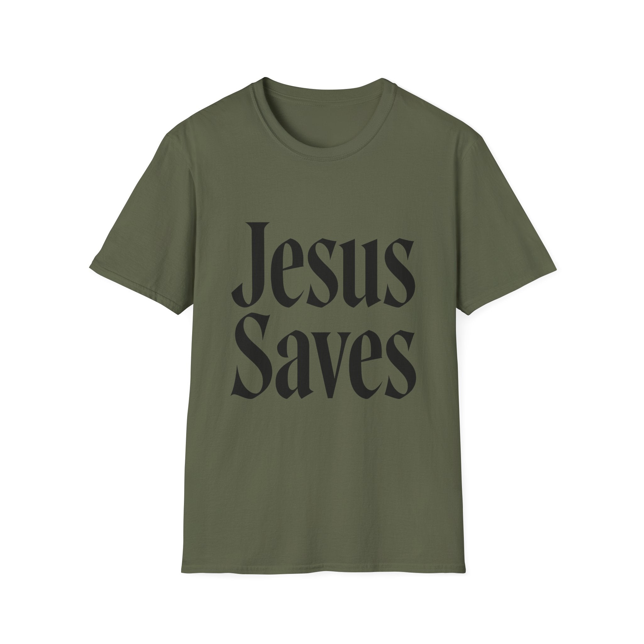 Jesus Saves T-Shirt — Bold Gospel Tee for Christian Faith & Church Events