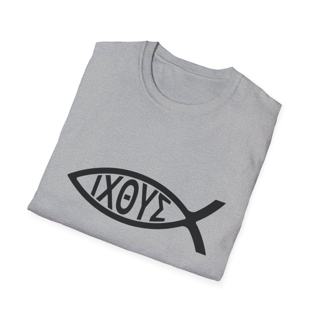 Christian Ichthys Fish T‑Shirt — IXΘΥΣ Symbol Faith Tee
