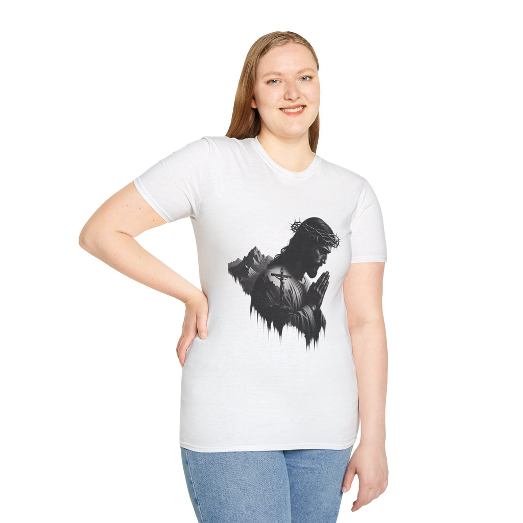 Praying Jesus Graphic T-Shirt