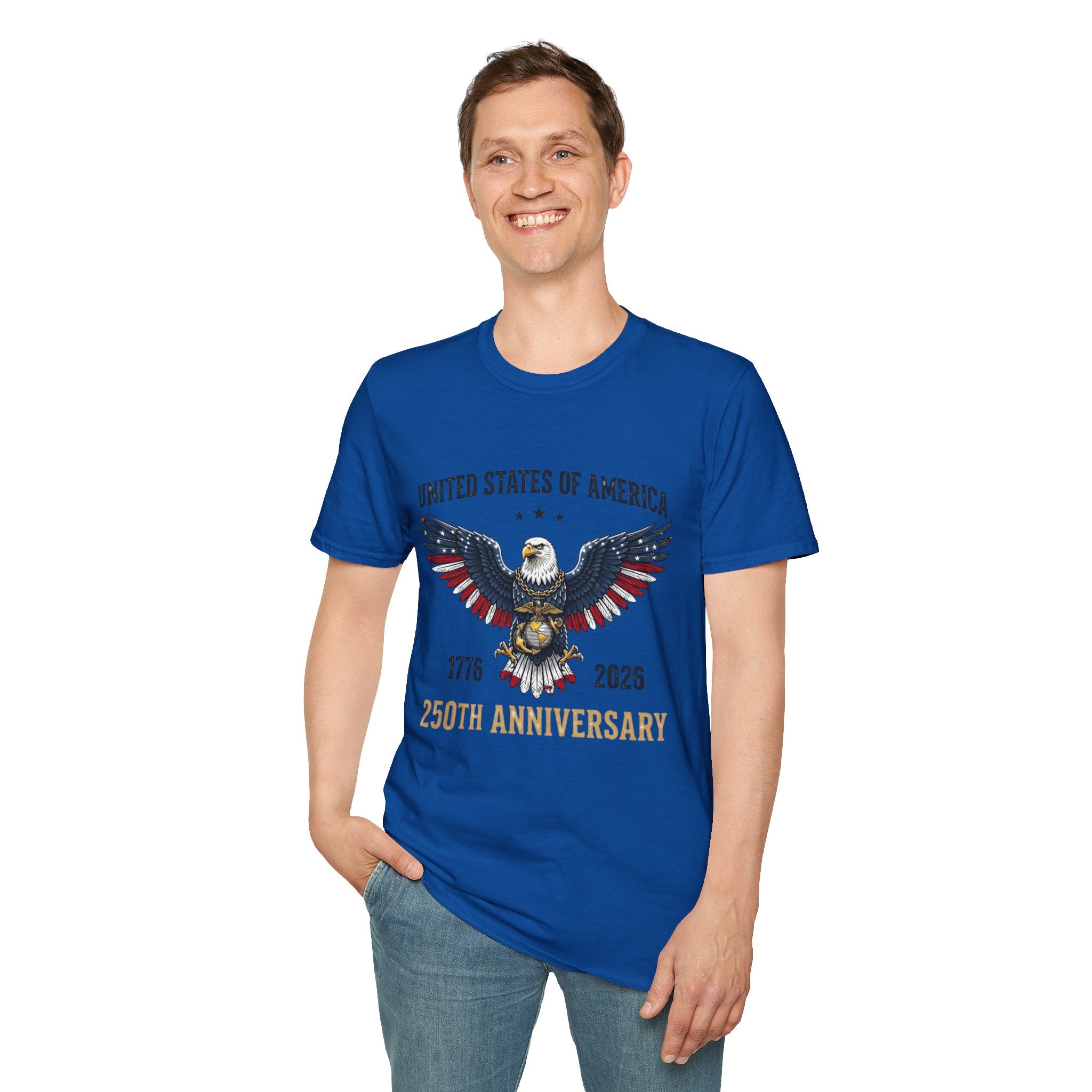 United States of America Eagle T-Shirt — 250th Anniversary 1776–2026 Patriotic Tee