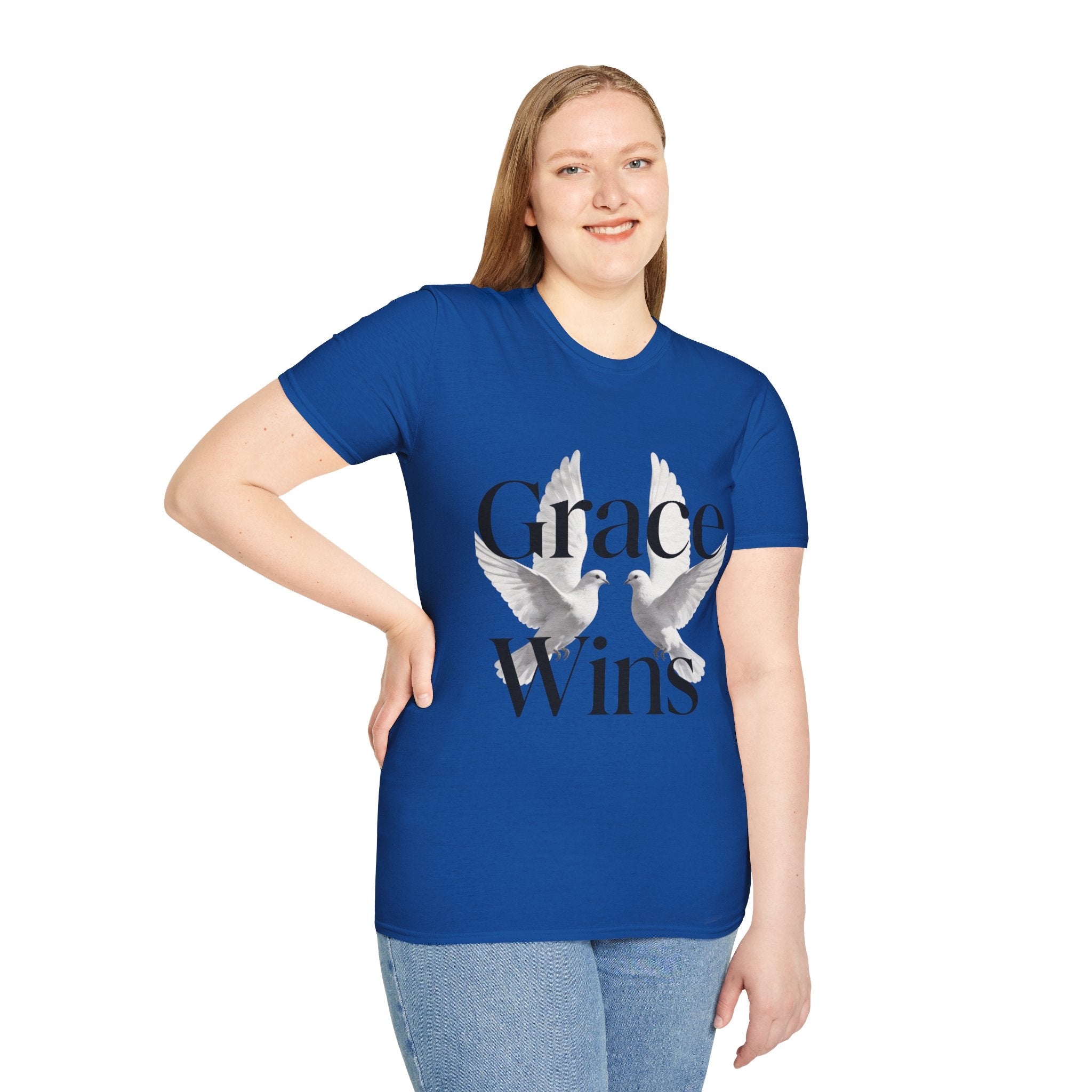 Grace Wins Doves Inspirational faith shirt