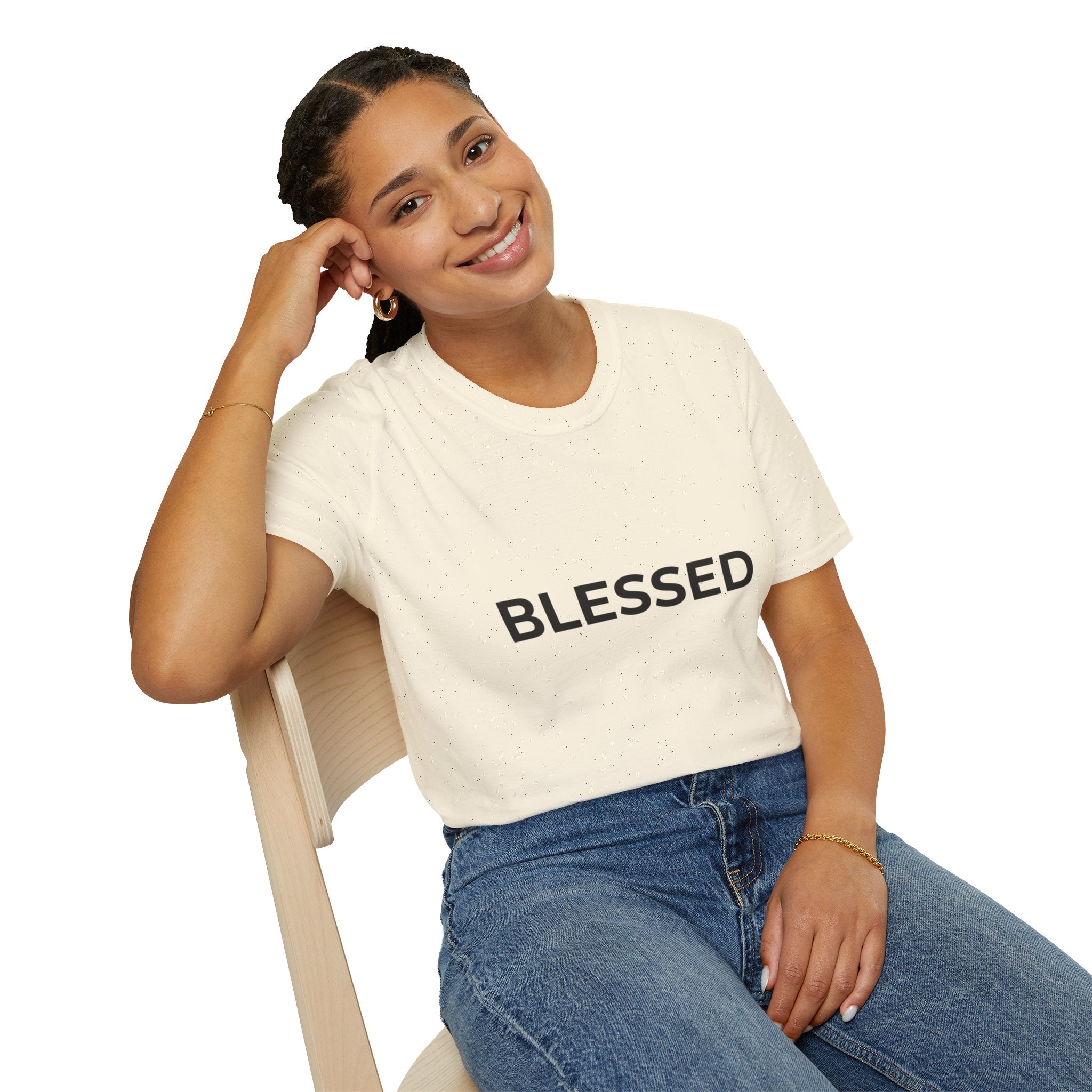 Blessed T-Shirt — Minimal Faith Graphic Tee