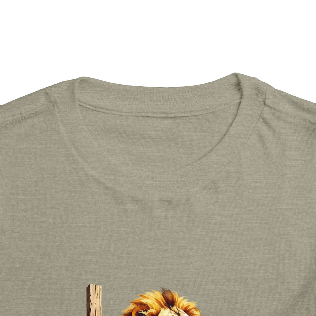 Child of Faith Toddler Tee — Lion & Cross Christian Kids Shirt