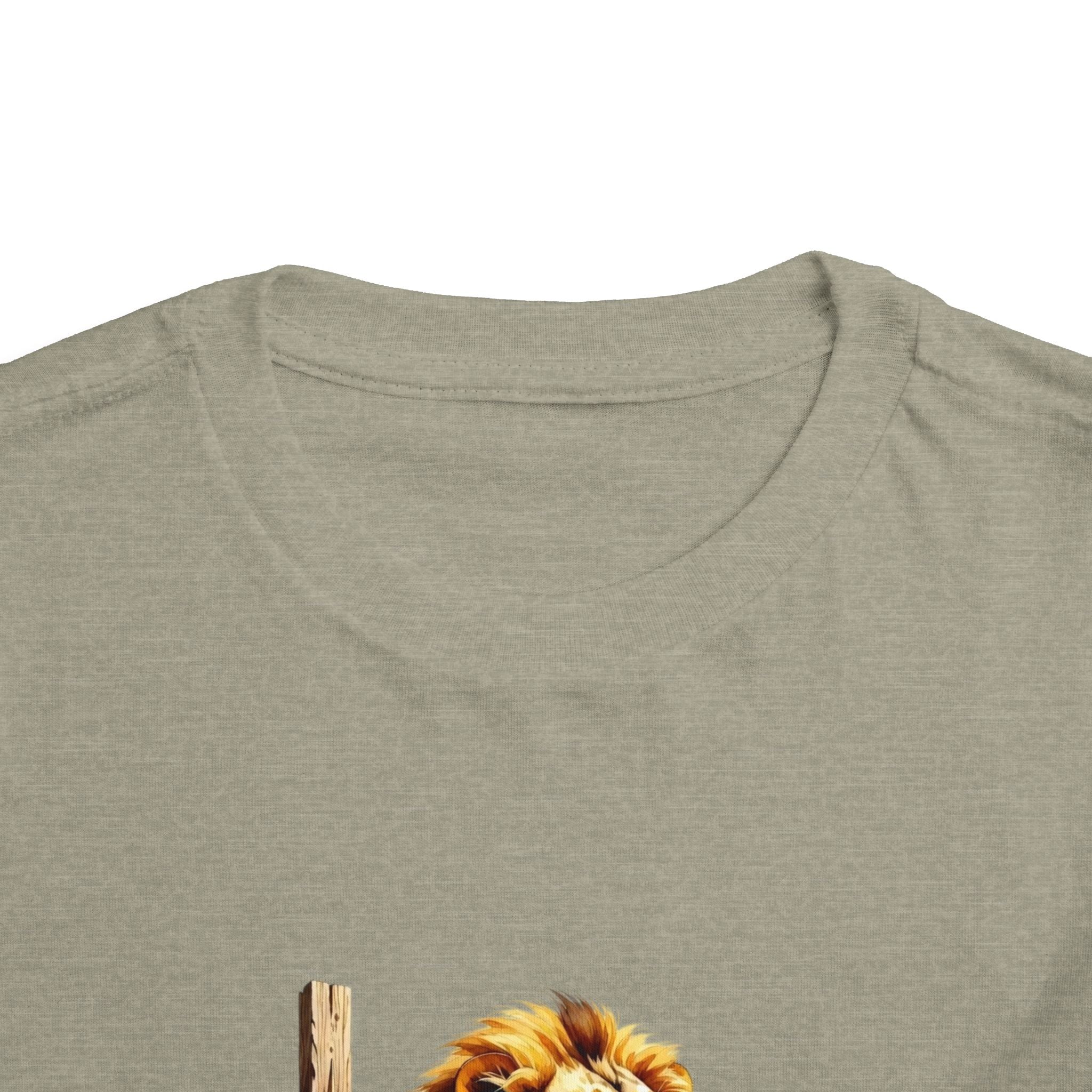 Child of Faith Toddler Tee — Lion & Cross Christian Kids Shirt