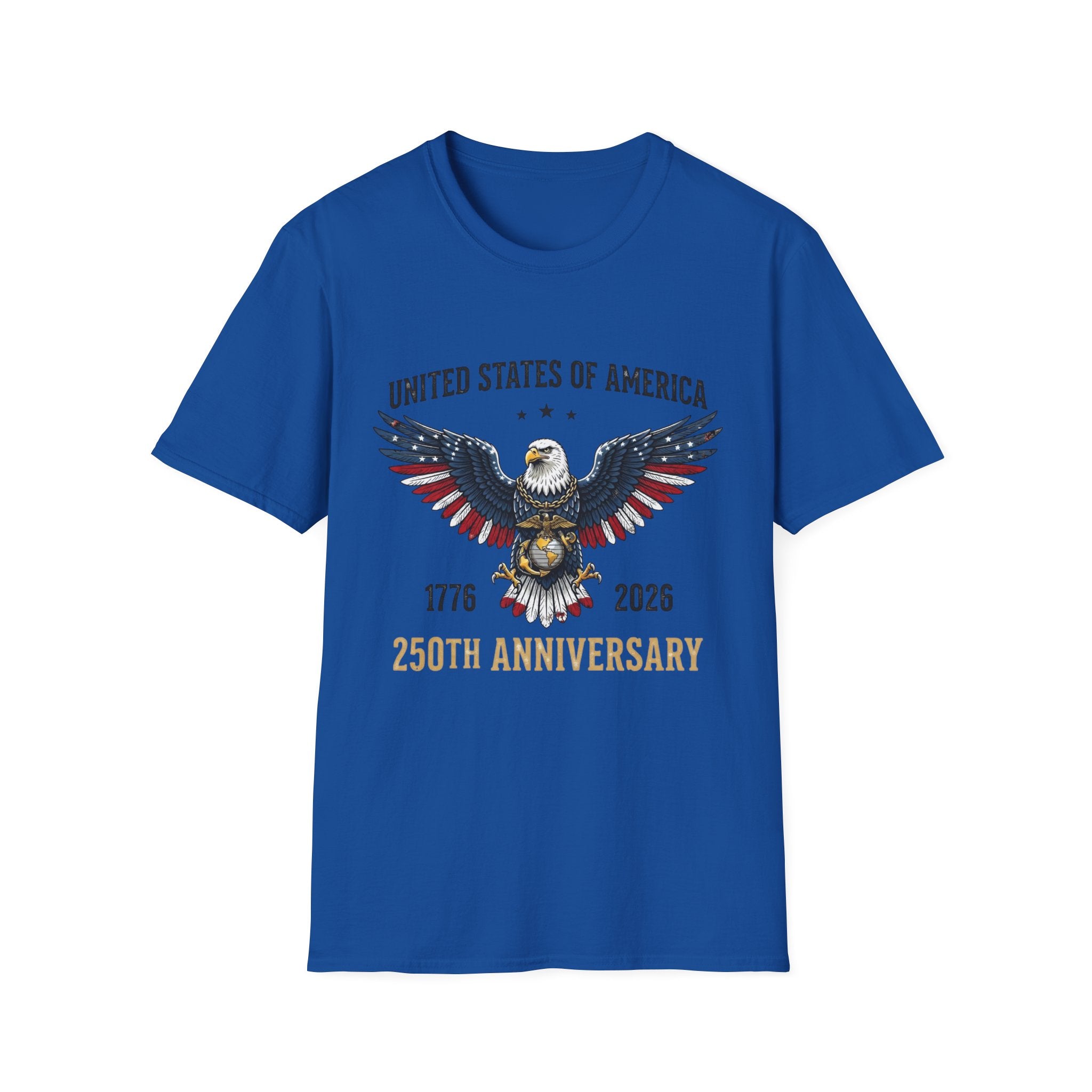 United States of America Eagle T-Shirt — 250th Anniversary 1776–2026 Patriotic Tee