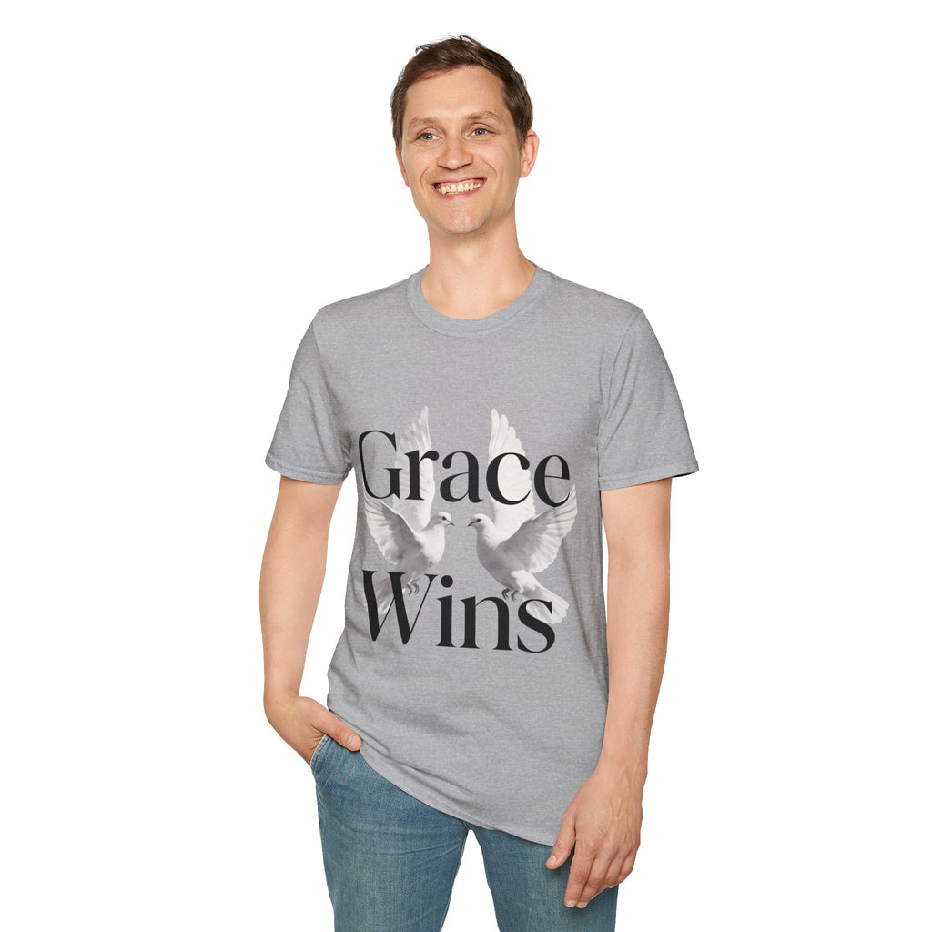 Grace Wins Doves Inspirational faith shirt