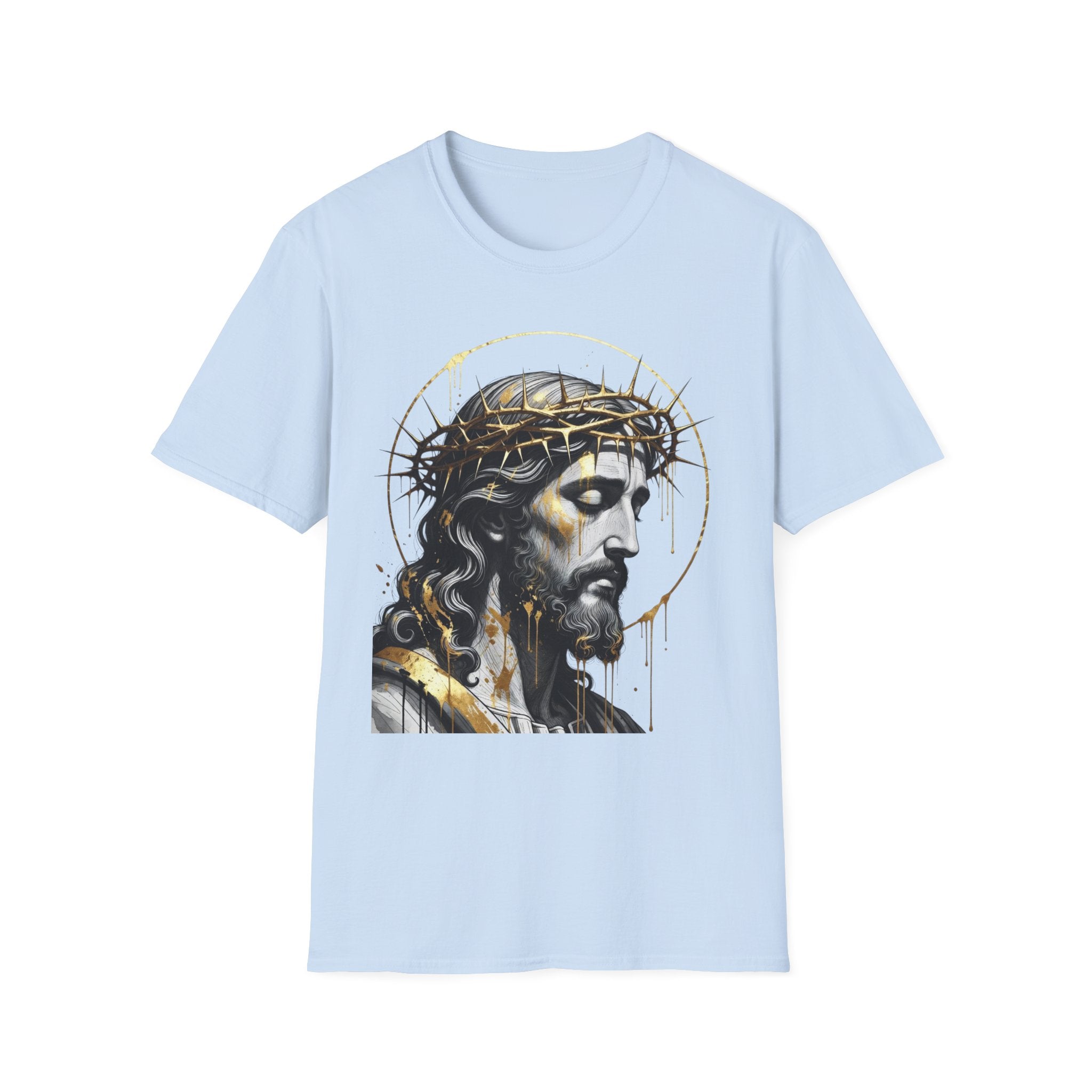 Jesus Portrait T-Shirt — Crown of Thorns Christian Tee