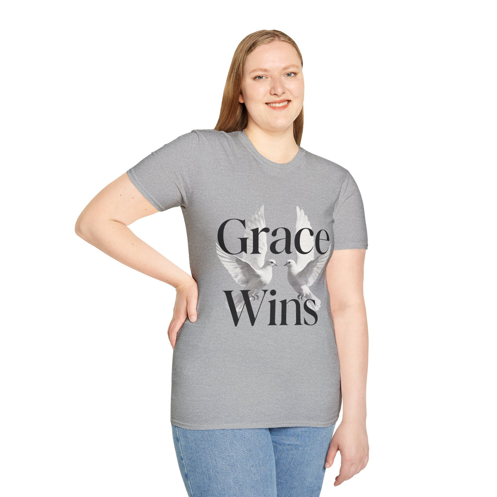 Grace Wins Doves Inspirational faith shirt