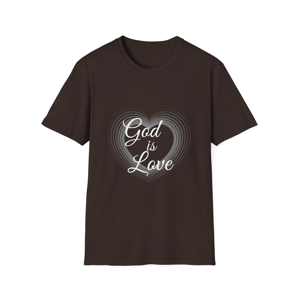 Heart Line Tee – Minimal White Heart Graphic T-Shirt