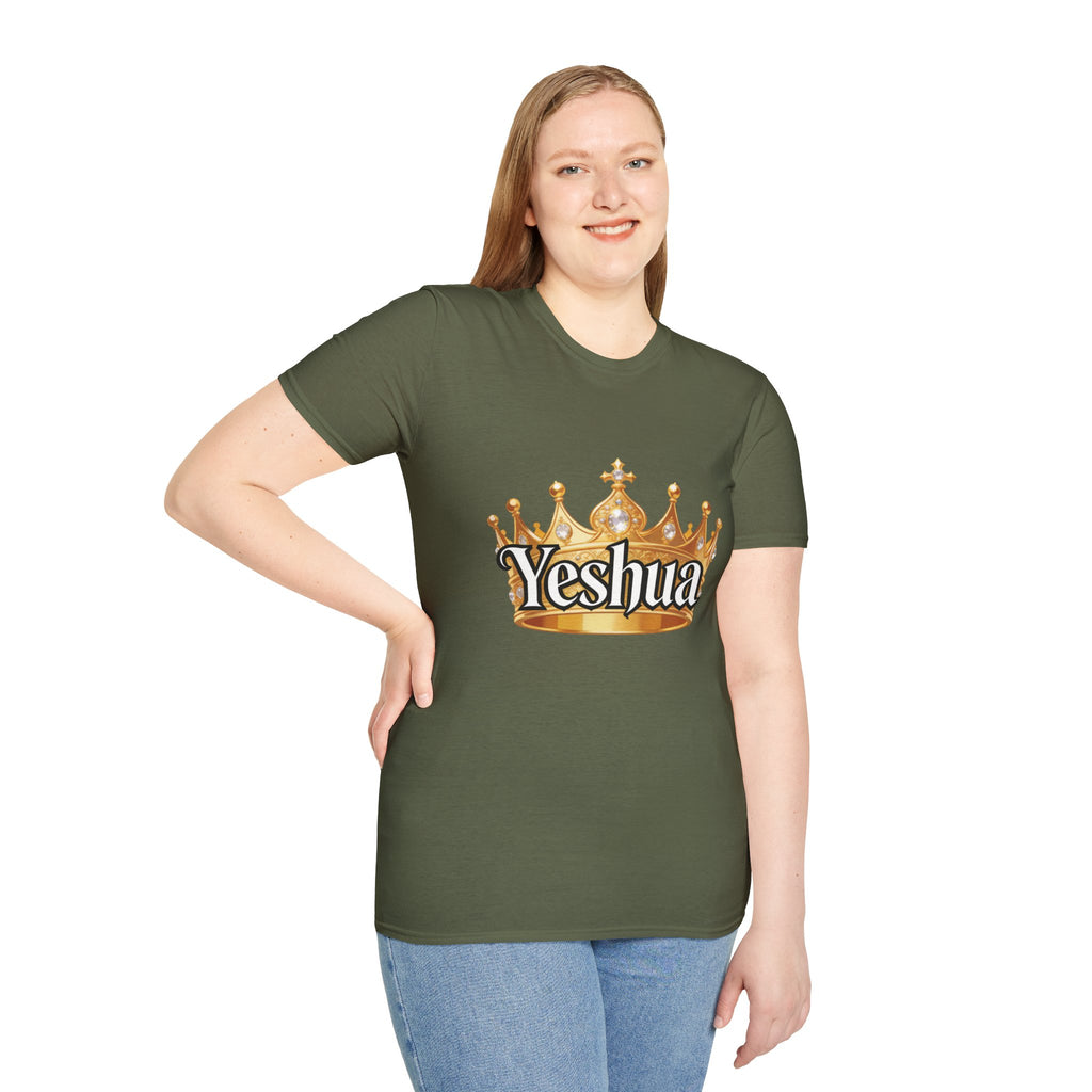 Yeshua Crown T-Shirt — Christian Faith Graphic Tee