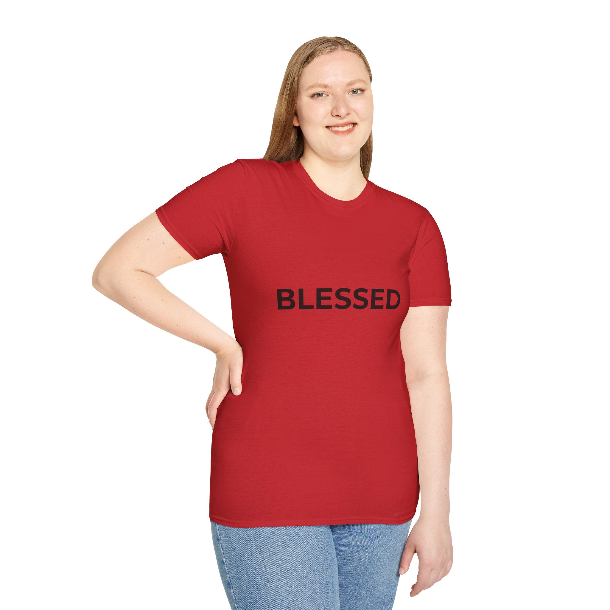 Blessed T-Shirt — Minimal Faith Graphic Tee