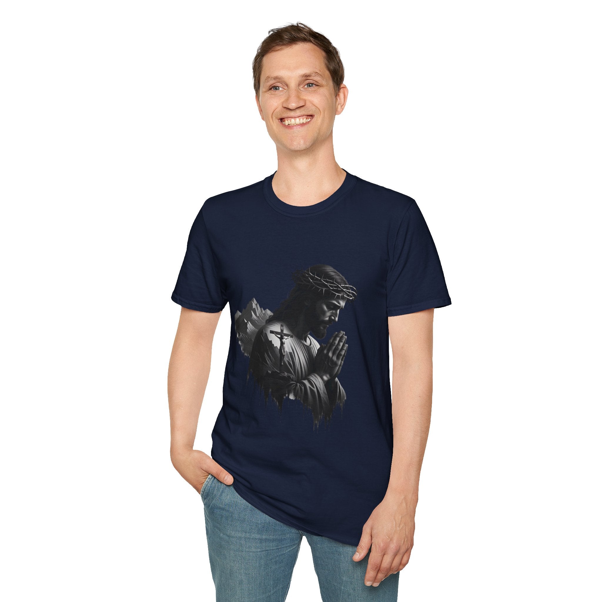 Praying Jesus Graphic T-Shirt