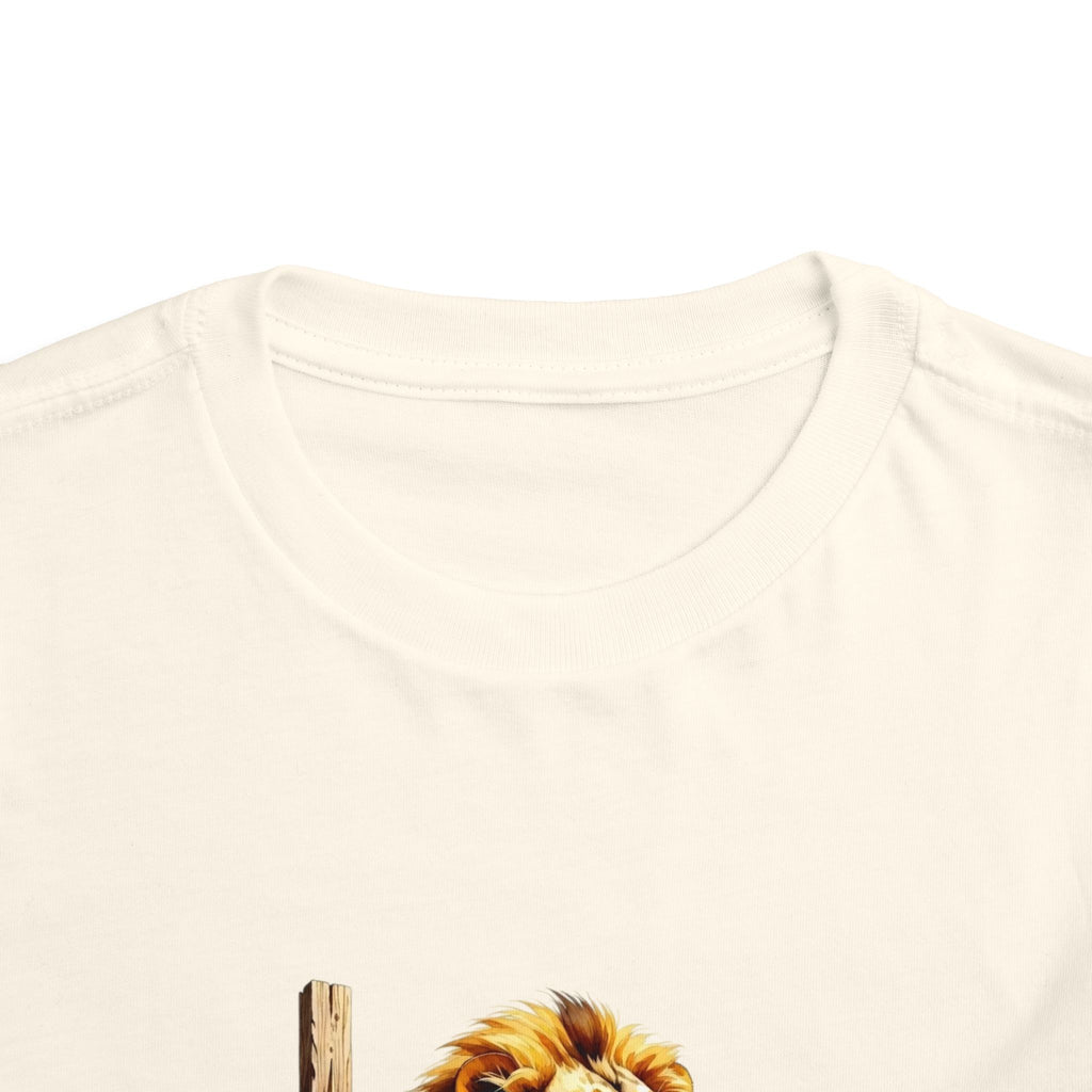 Child of Faith Toddler Tee — Lion & Cross Christian Kids Shirt