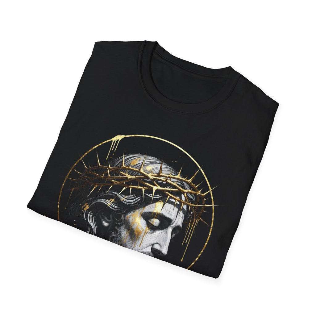 Jesus Portrait T-Shirt — Crown of Thorns Christian Tee