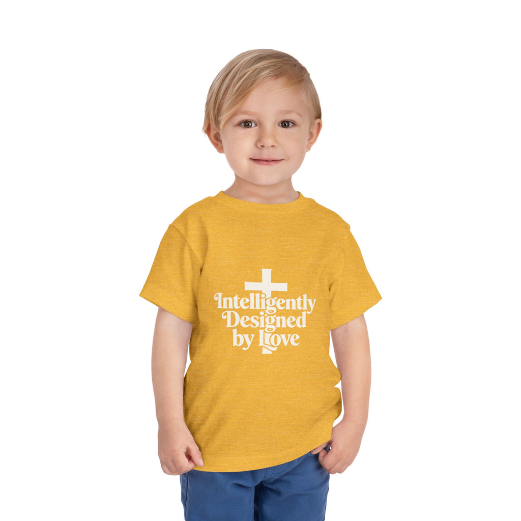 Toddler Tee — "Intelligently Designed by Love" Toddler Shirt