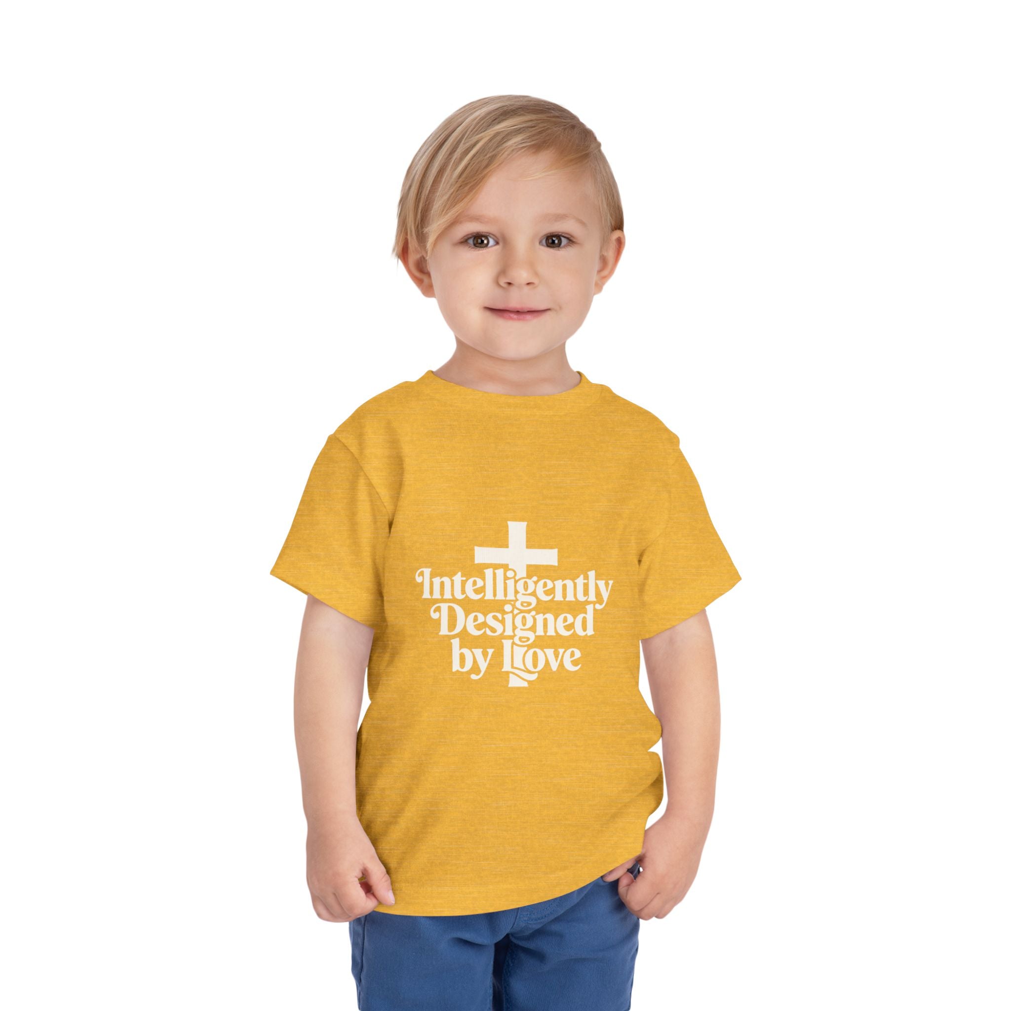 Toddler Tee — "Intelligently Designed by Love" Toddler Shirt