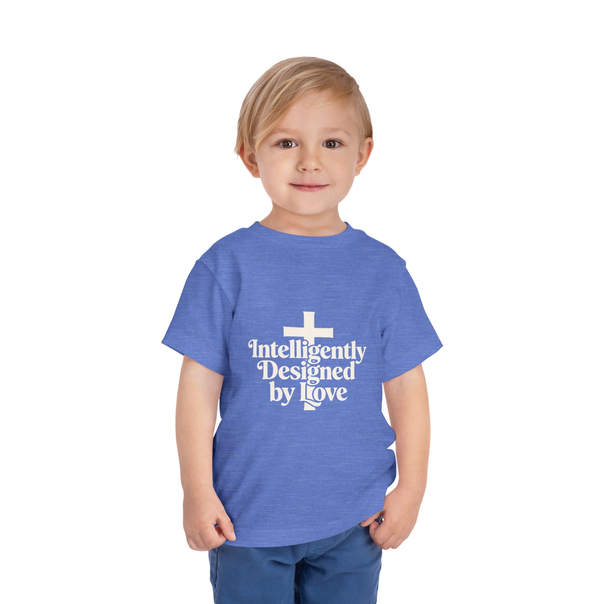 Toddler Tee — "Intelligently Designed by Love" Toddler Shirt