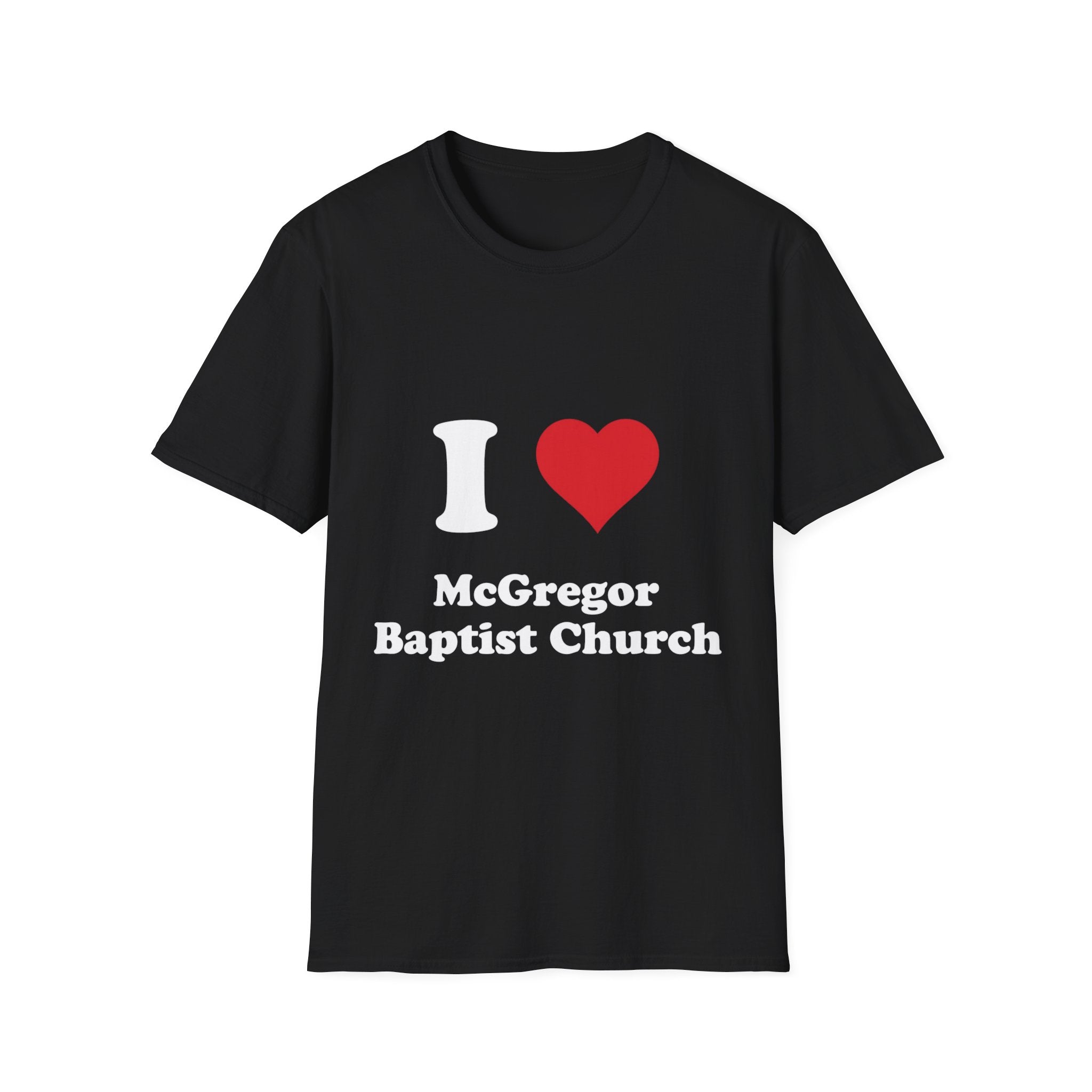 I Heart McGregor Baptist Church T-Shirt — Church Fan Tee