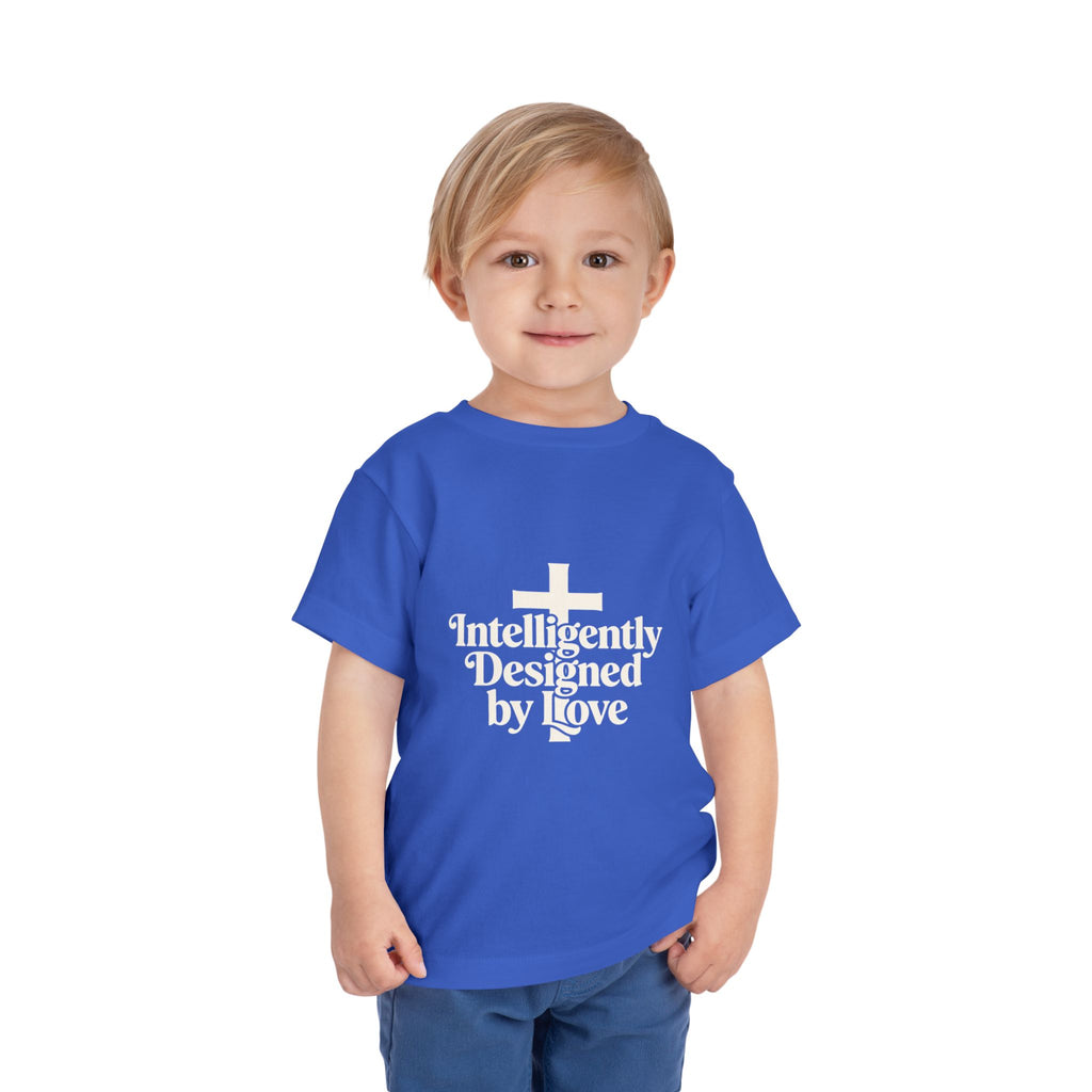 Toddler Tee — "Intelligently Designed by Love" Toddler Shirt