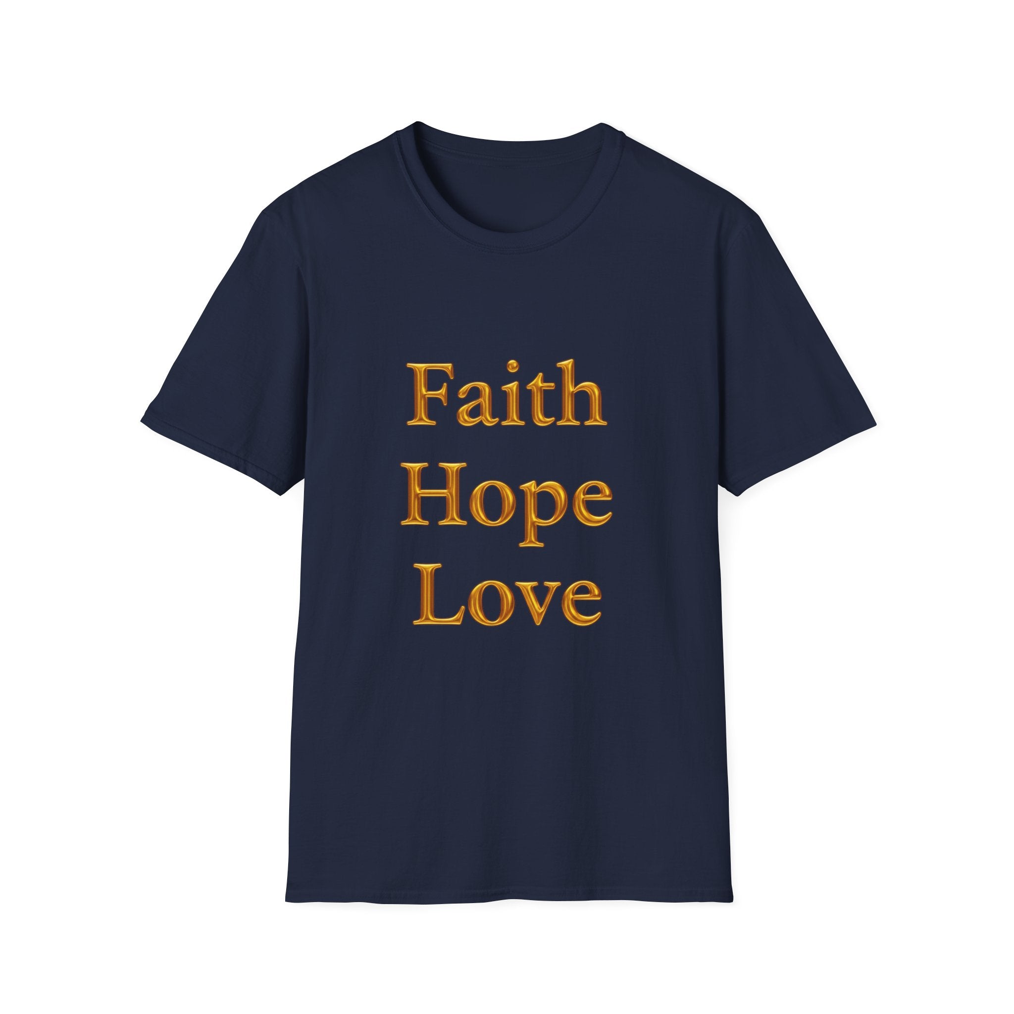 Faith Hope Love T-Shirt — Inspirational Christian Tee