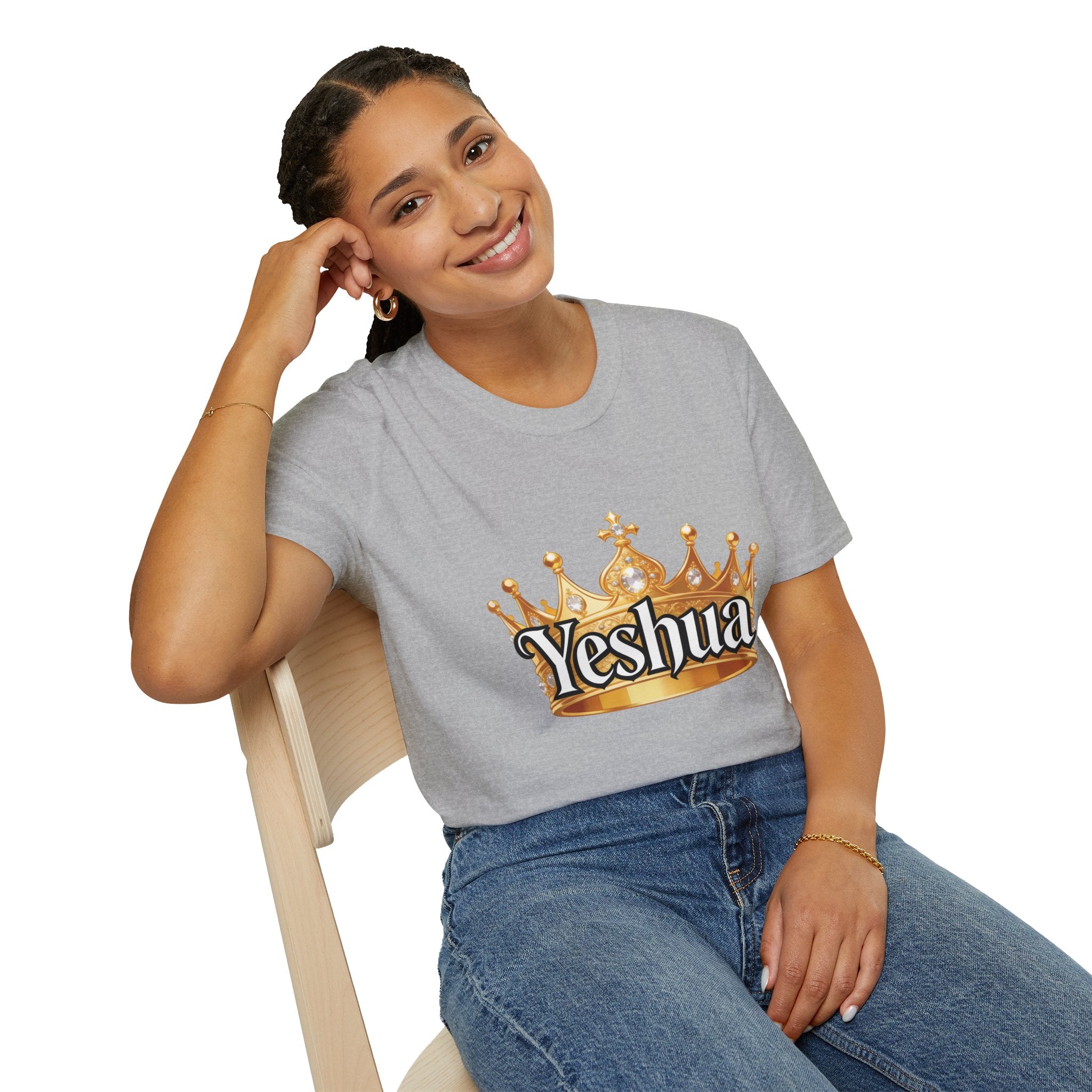 Yeshua Crown T-Shirt — Christian Faith Graphic Tee