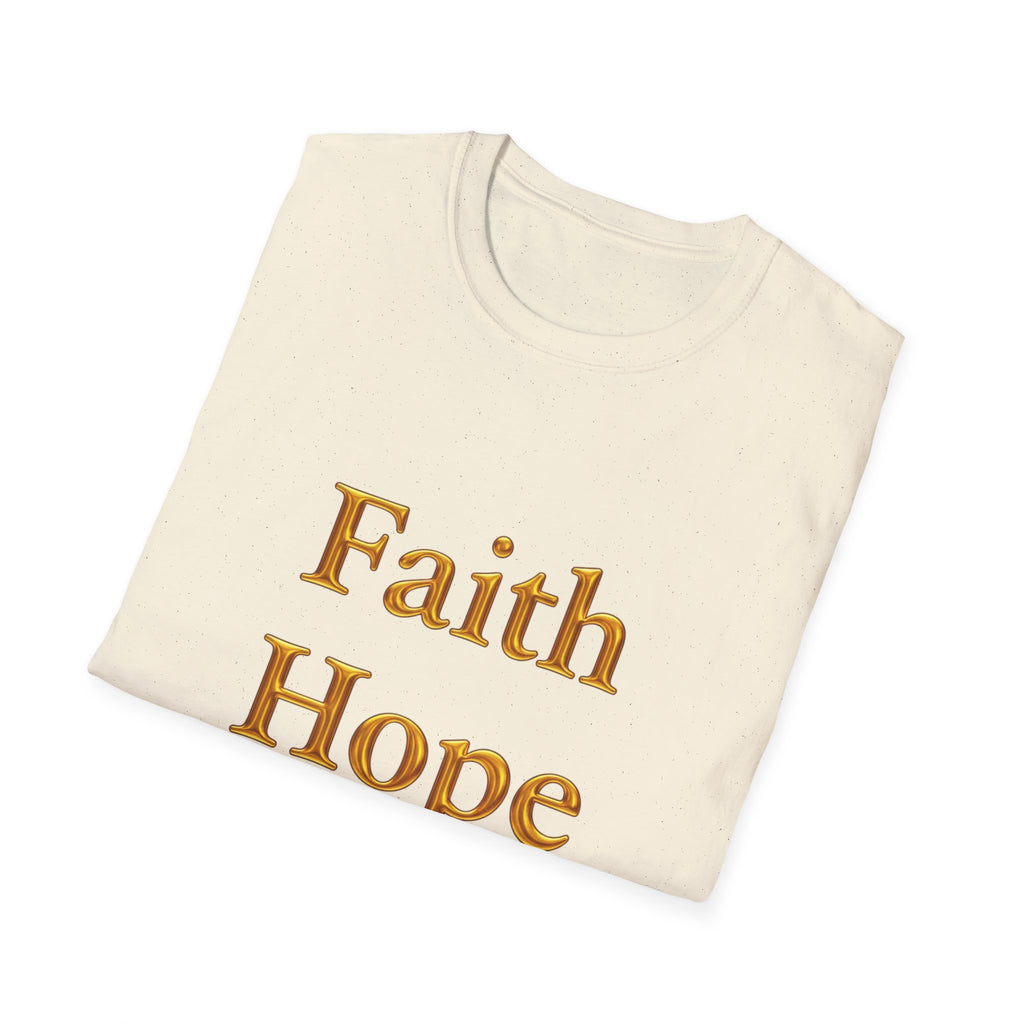 Faith Hope Love T-Shirt — Inspirational Christian Tee
