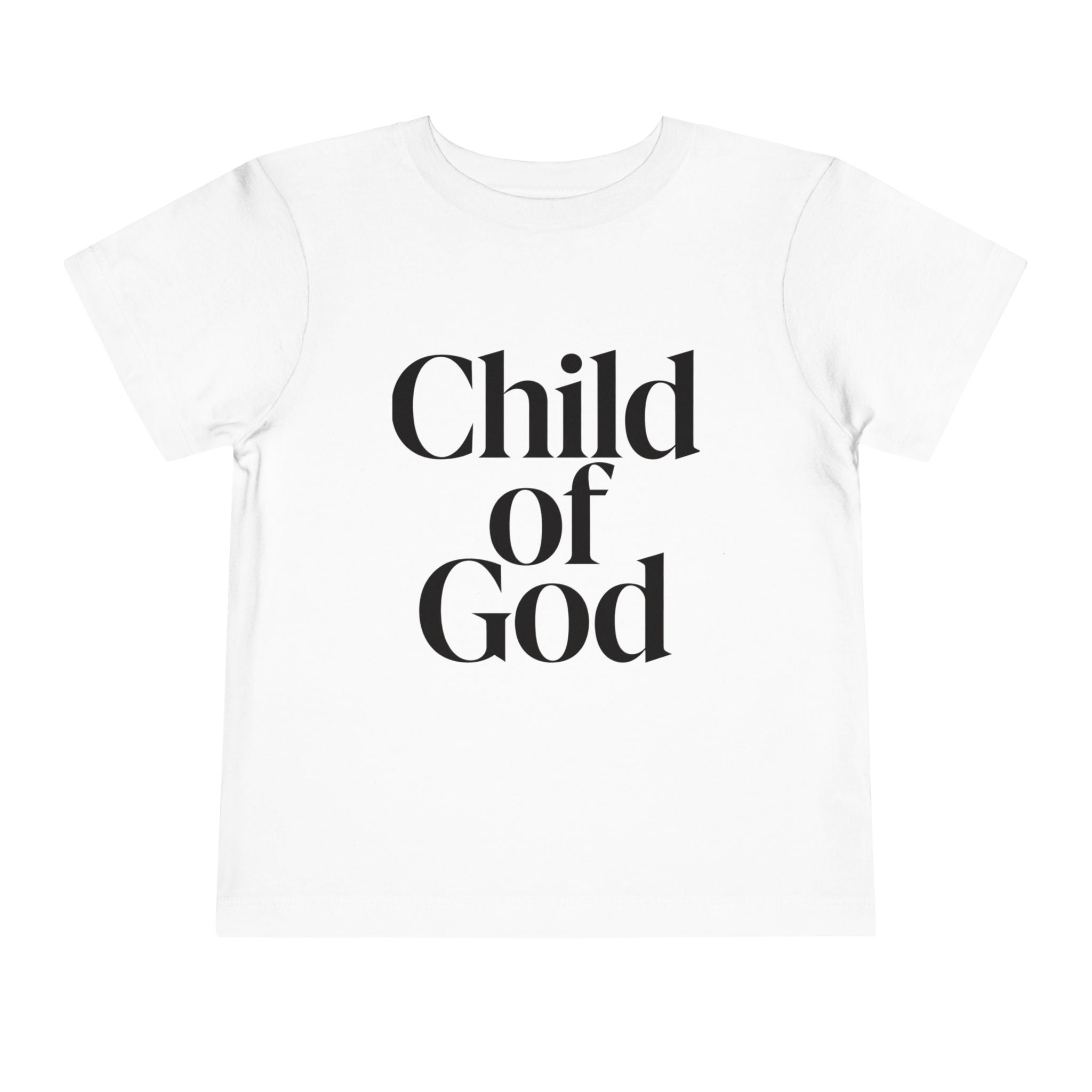Toddler Tee – "Child of God" Faith Graphic